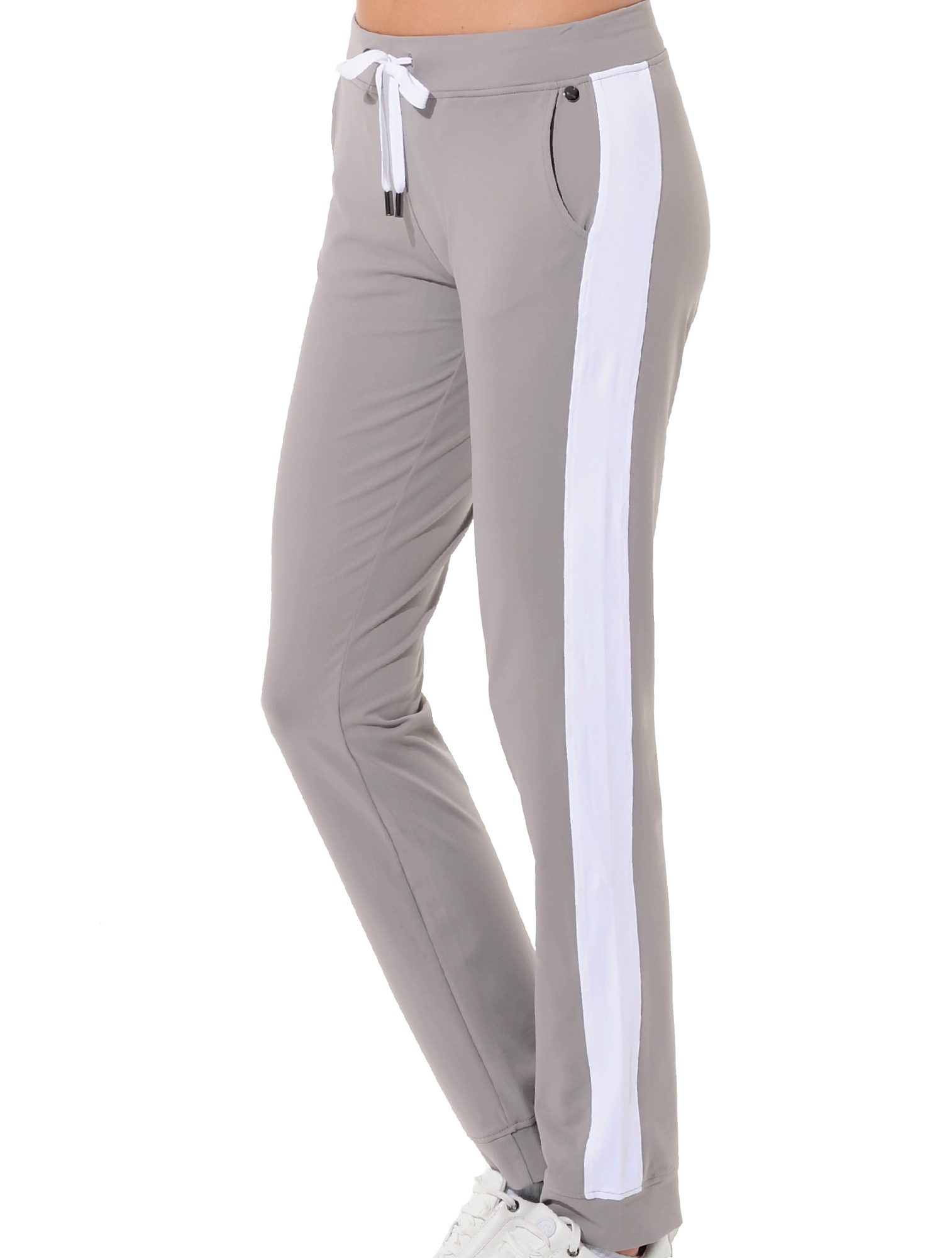 Meryl track pants grey/white 