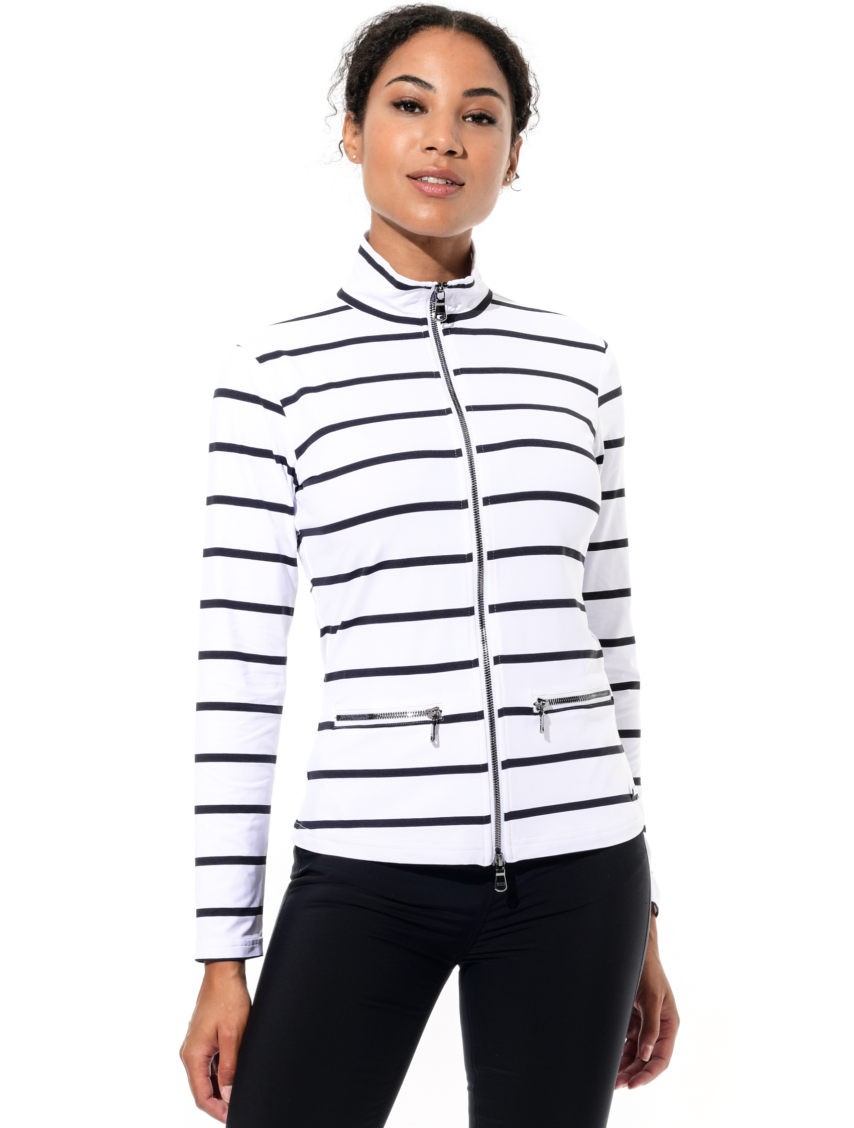 Sailor print jacket black/white 