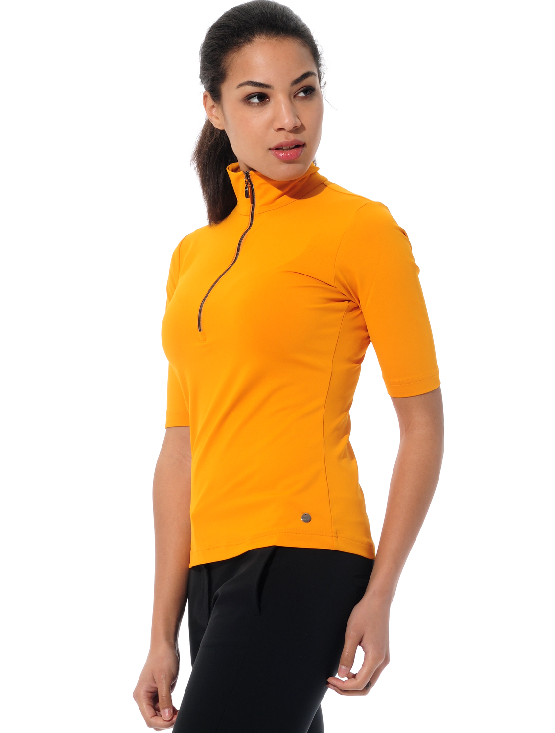 Meryl zip polo shirt autumn 