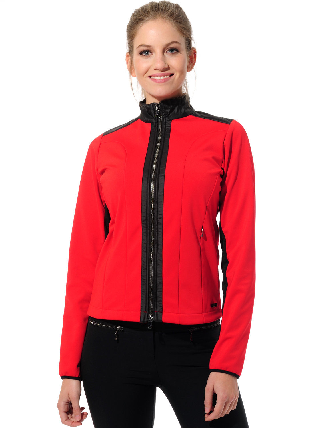 power stretch jacket red 