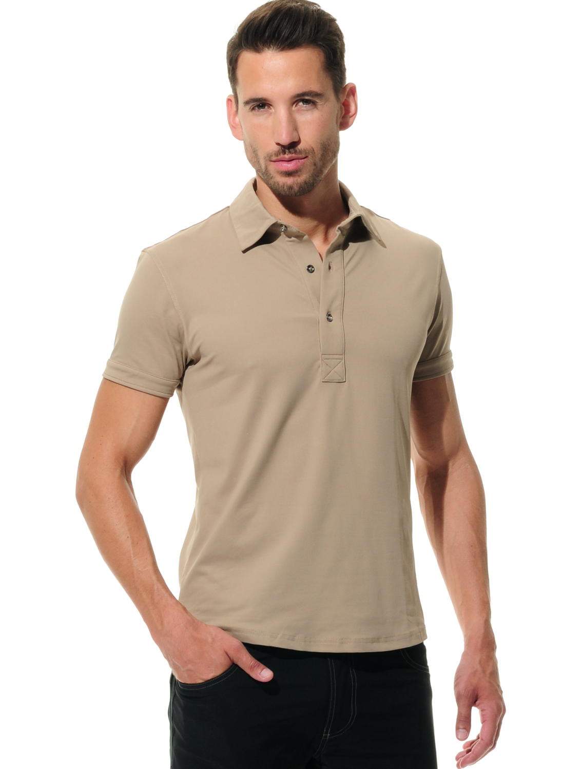 Jersey Golf Poloshirt chestnut