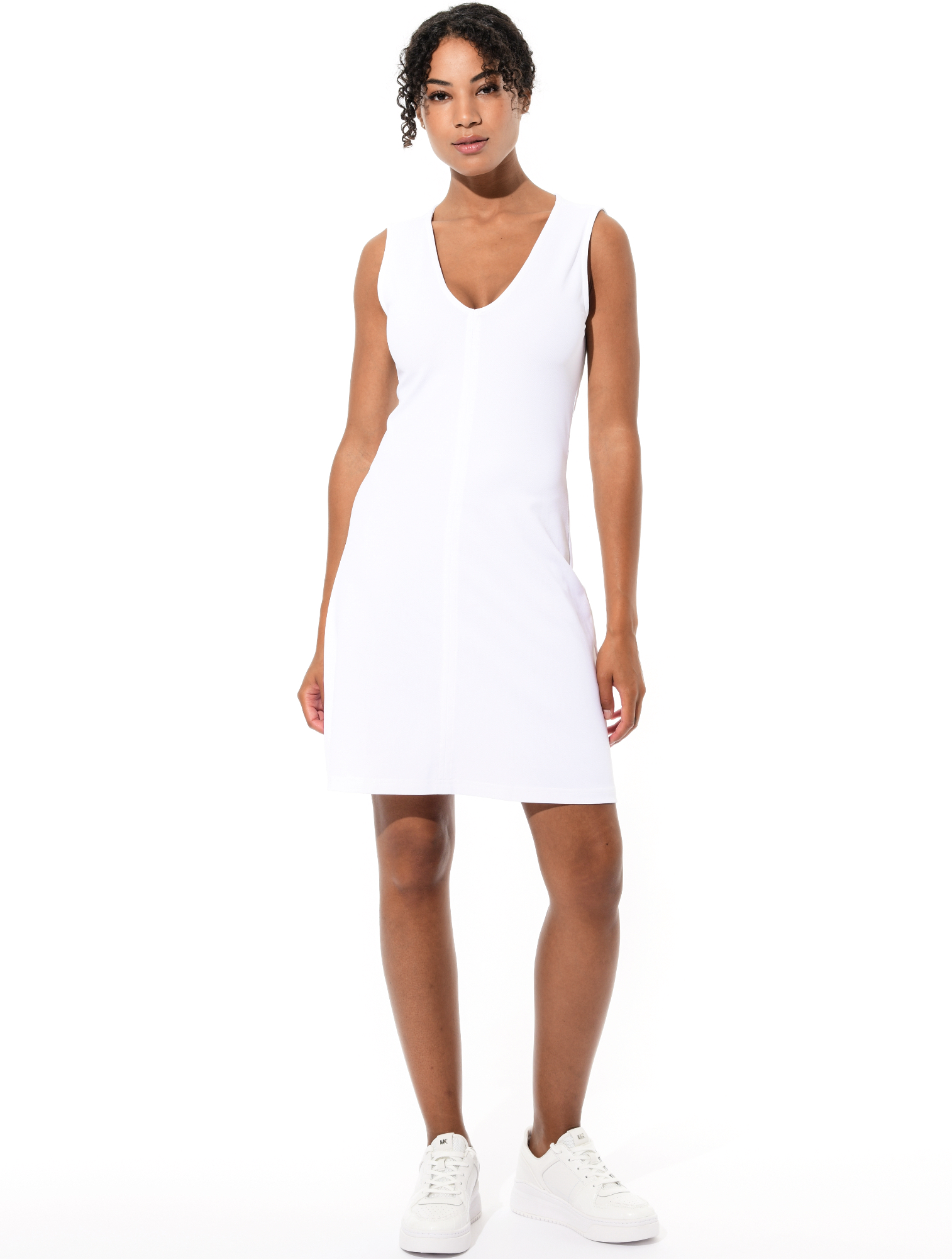 Pique dress white 