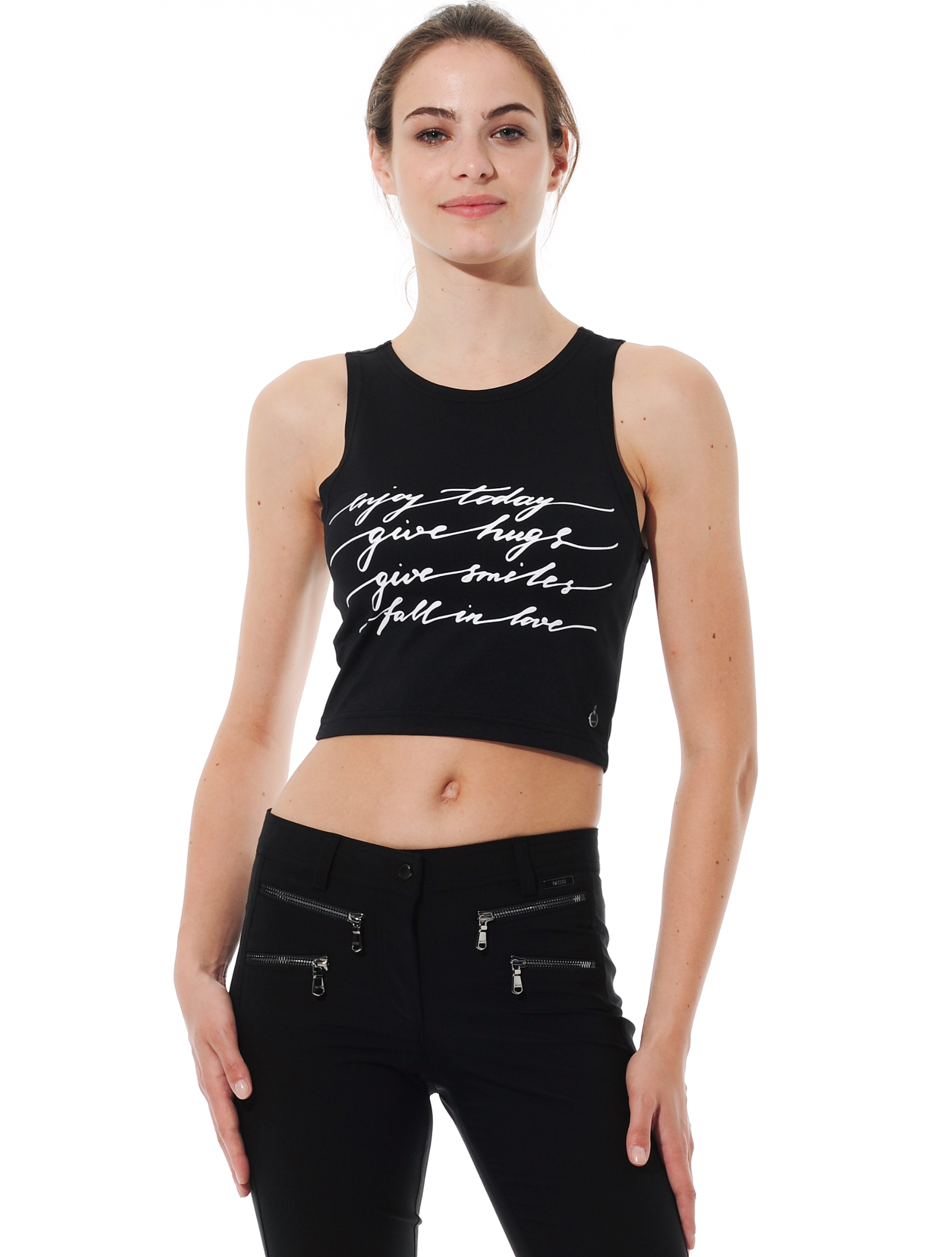 Meryl Crop Top black