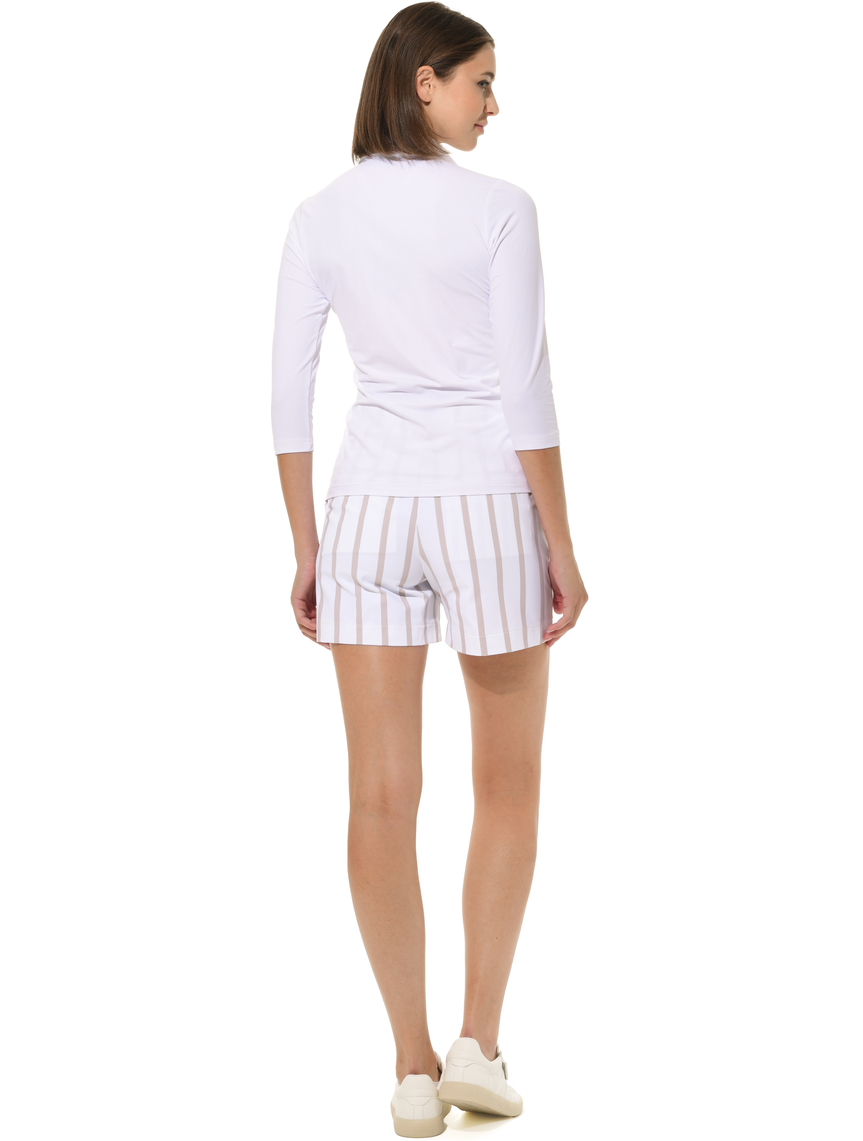 Ultralight Jersey golf polo shirt white