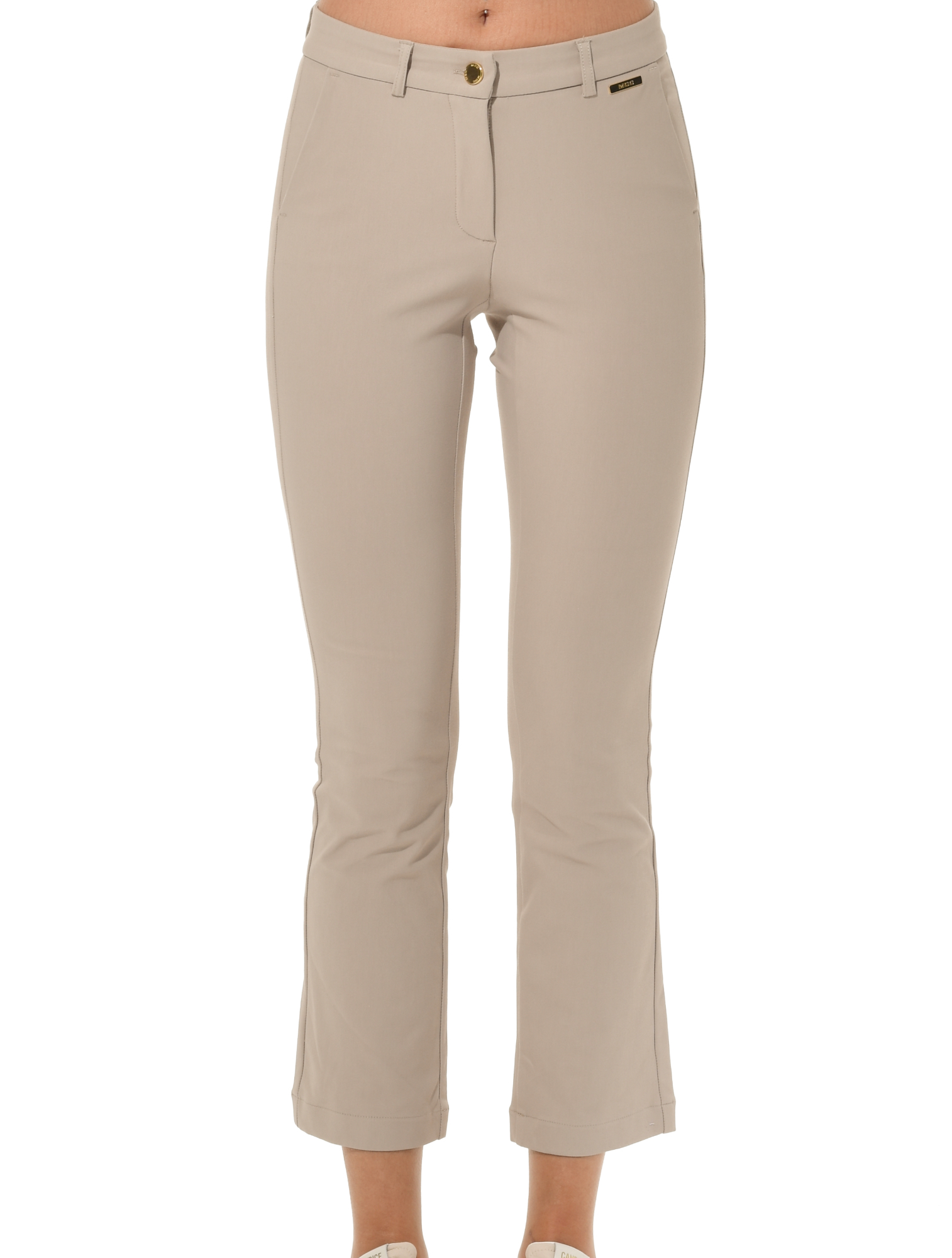 Bi-Stretch Gabardine Ankle Chinos light taupe