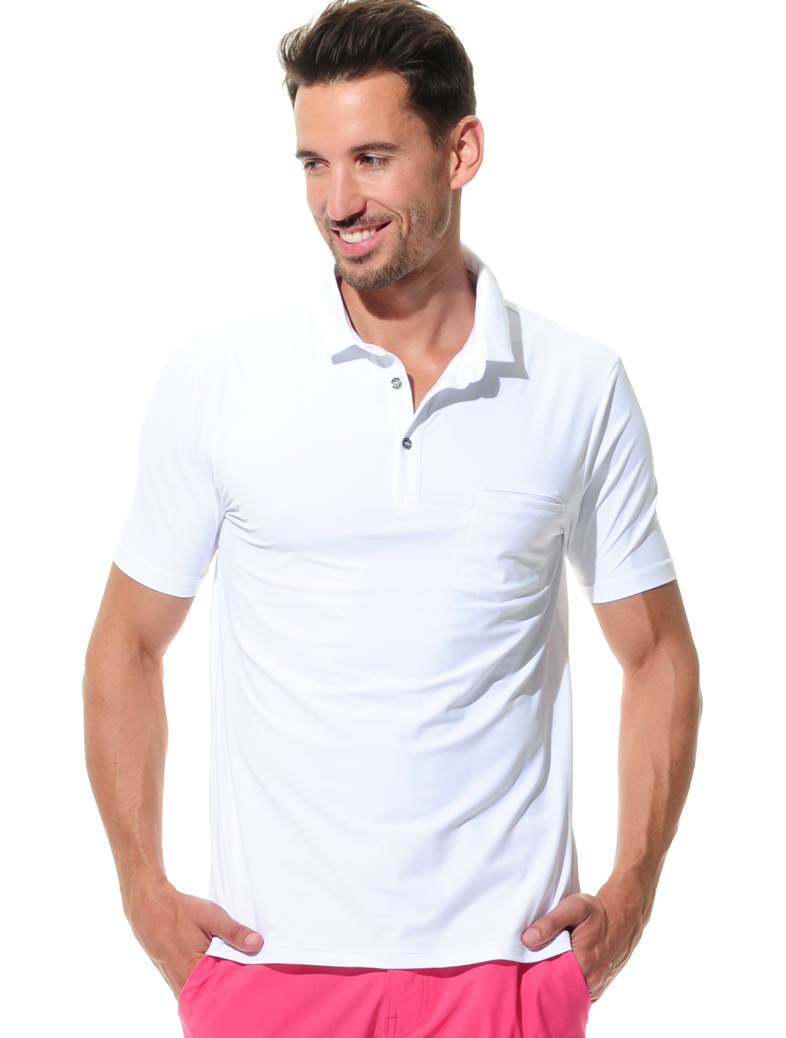 Meryl polo shirt white 