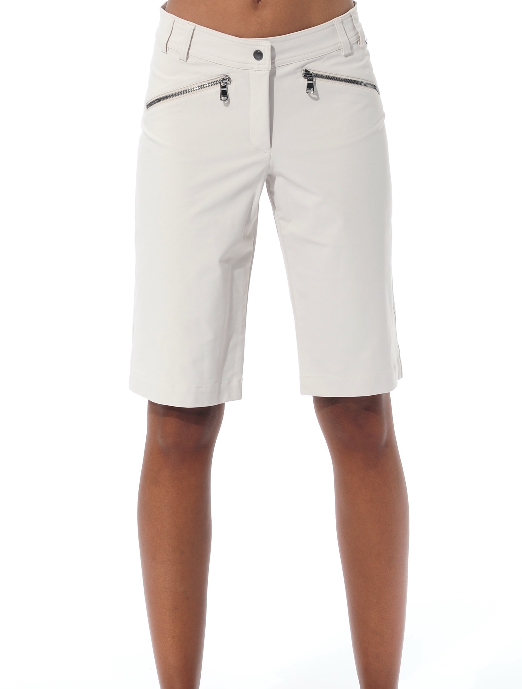 4way stretch bermuda shorts linen 