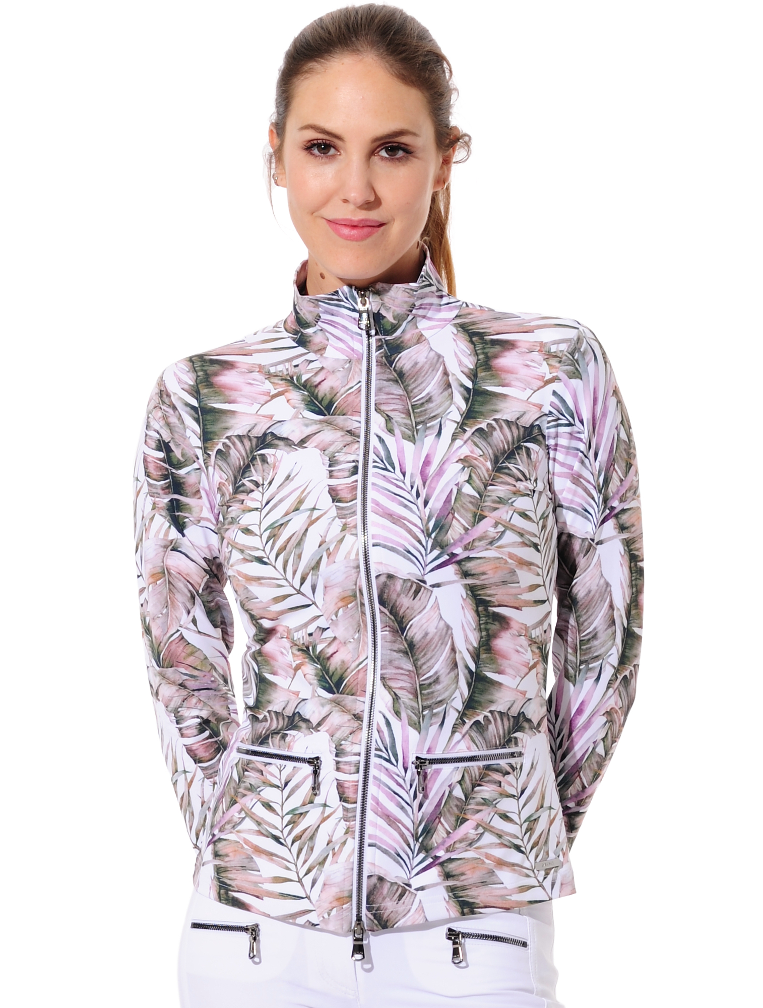 Fern Print Jacke jade