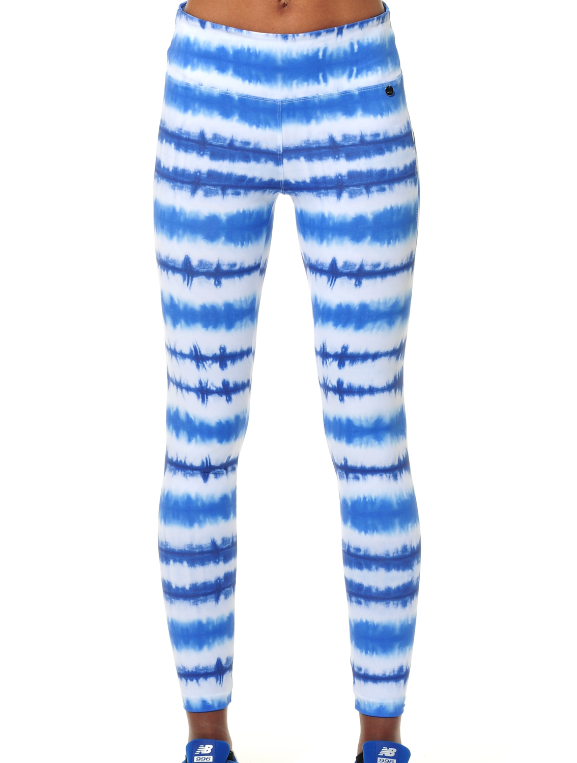 knitted Meryl print tights blue 