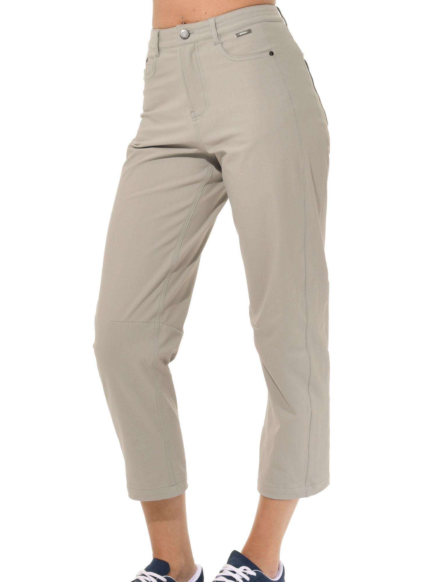 Bi-Stretch Gabardine Barrel Pants sage grey