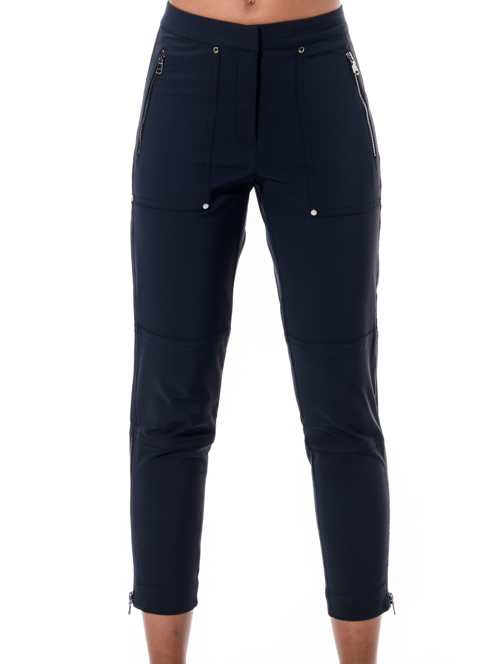 4way stretch slim fit cargo pants night blue 