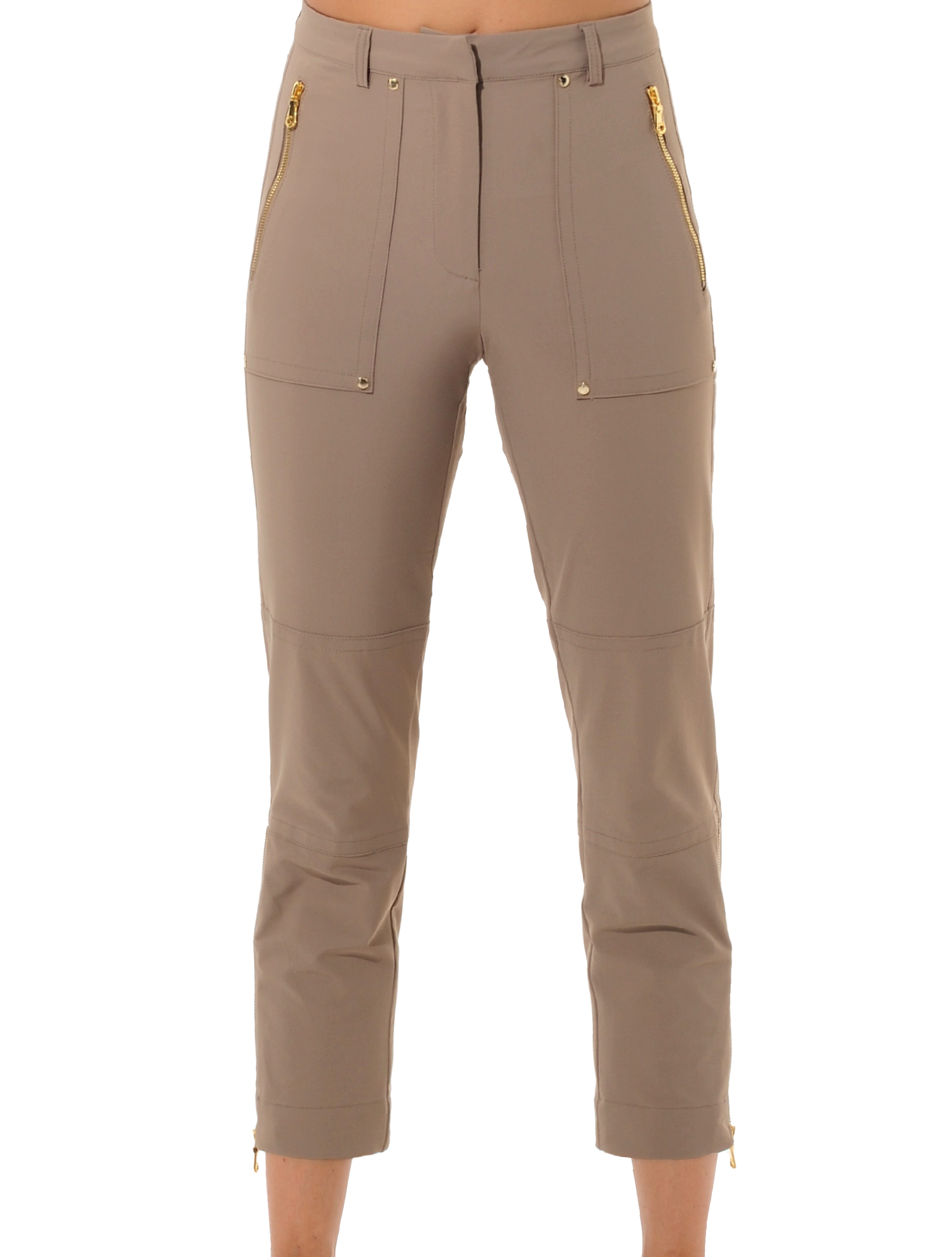4way stretch straight fit cargo pants toffee 