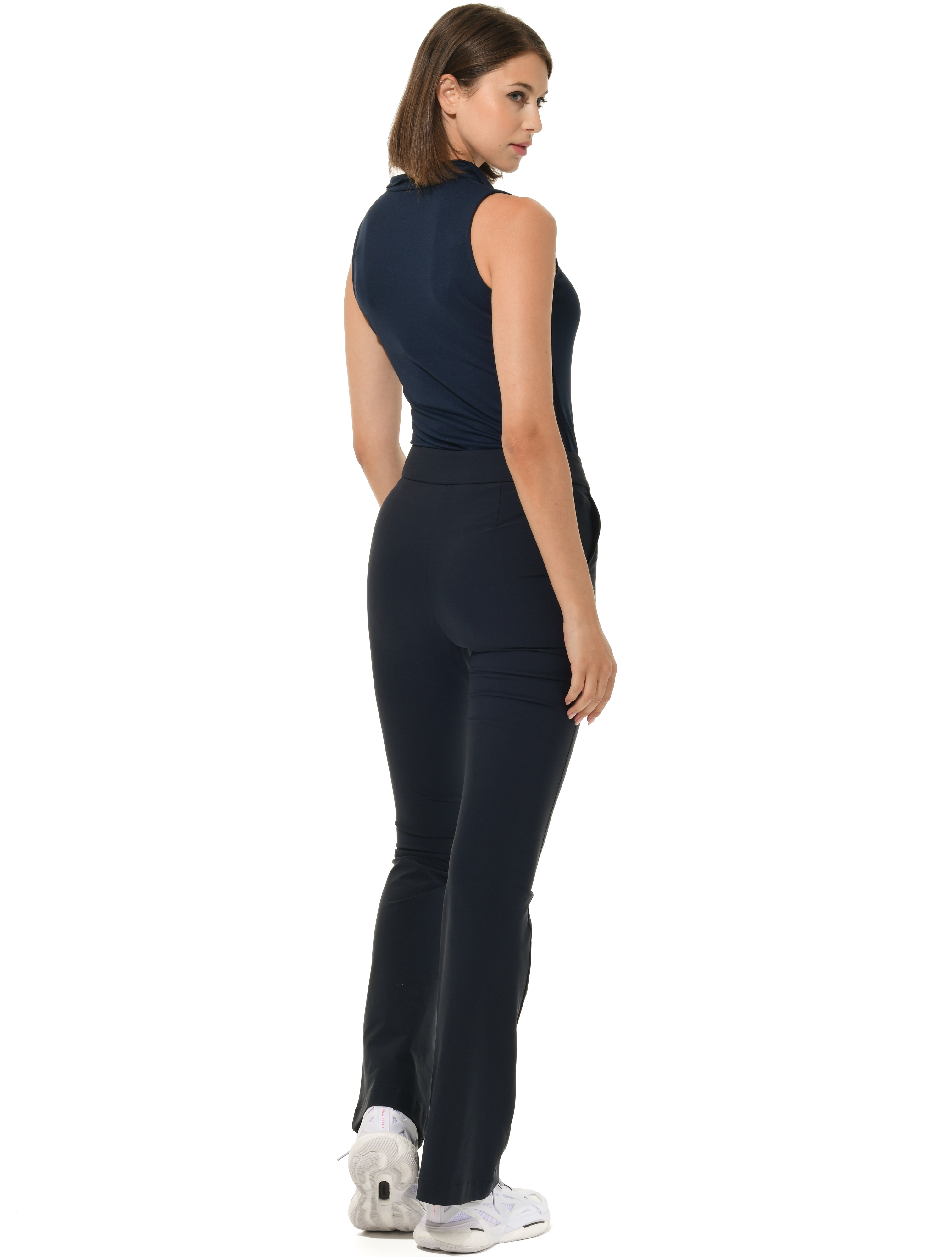 4way Stretch Flared Pants night blue