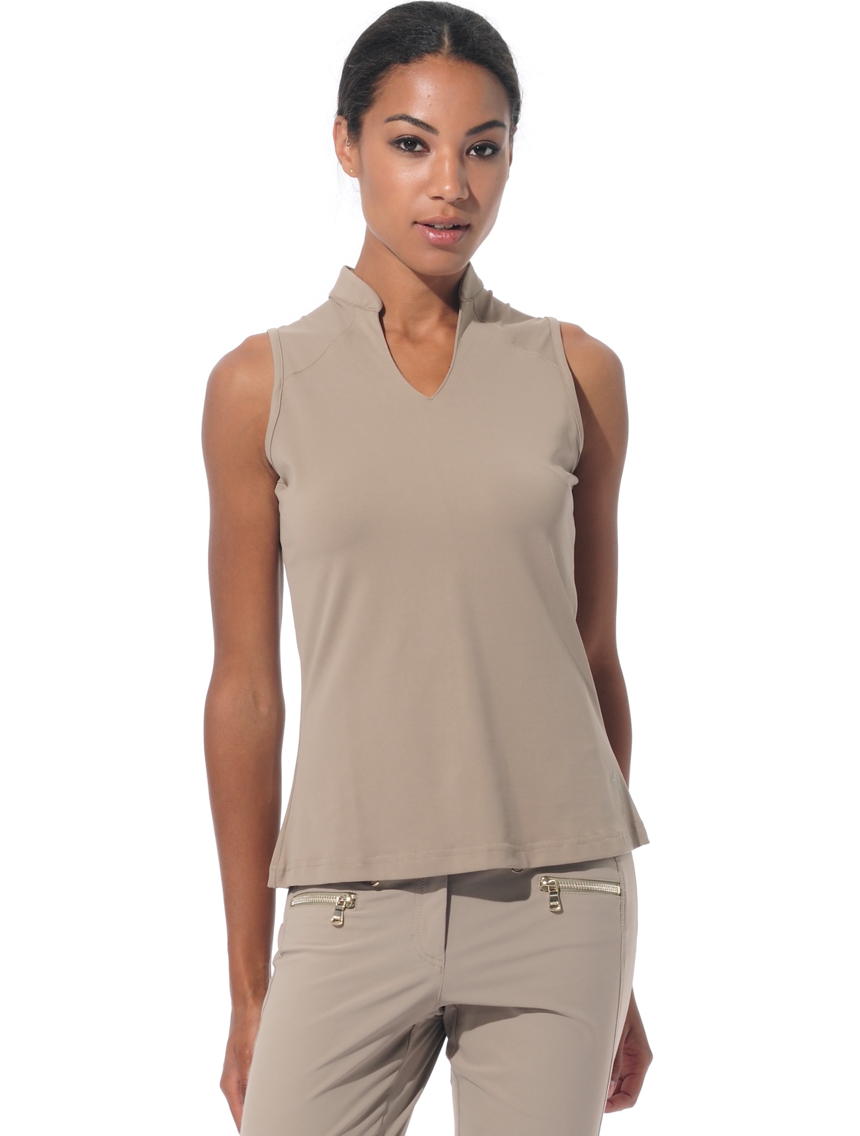 Meryl polo shirt taupe 