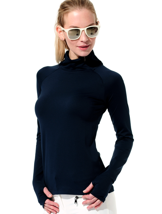 Meryl Zip Longsleeve night blue