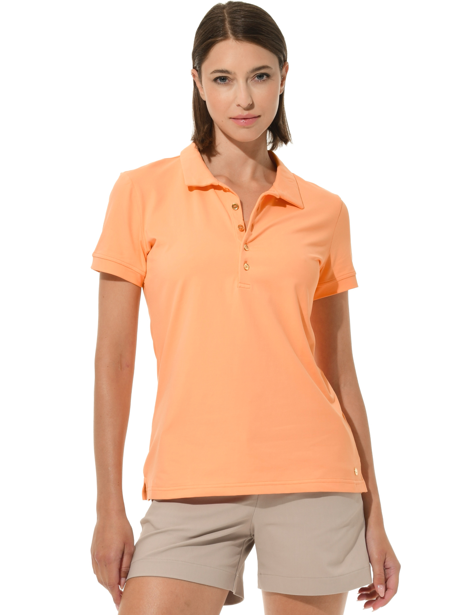 Jersey Golf Poloshirt salmon