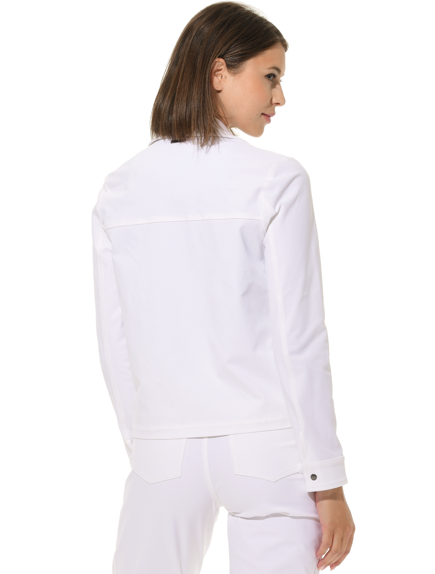 Bi-Stretch Gabardine jacket white