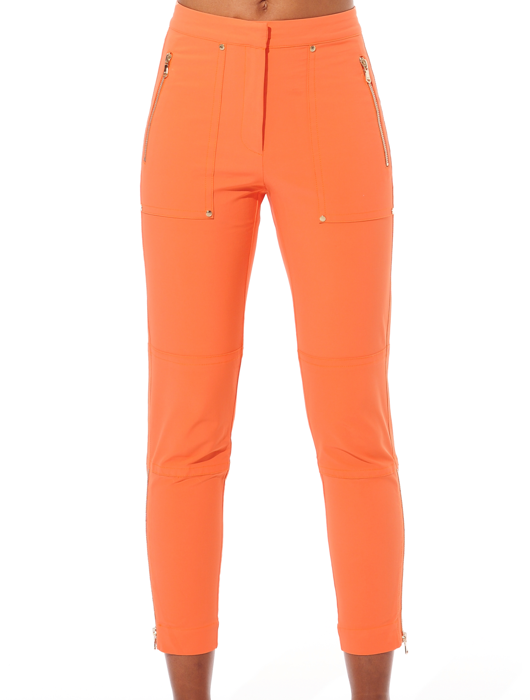 4way Stretch Slim Fit Cargo Pants papaya