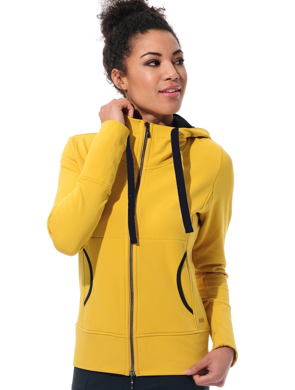 Softex hoodie curry/night blue  Softex hoodie curry/night blue