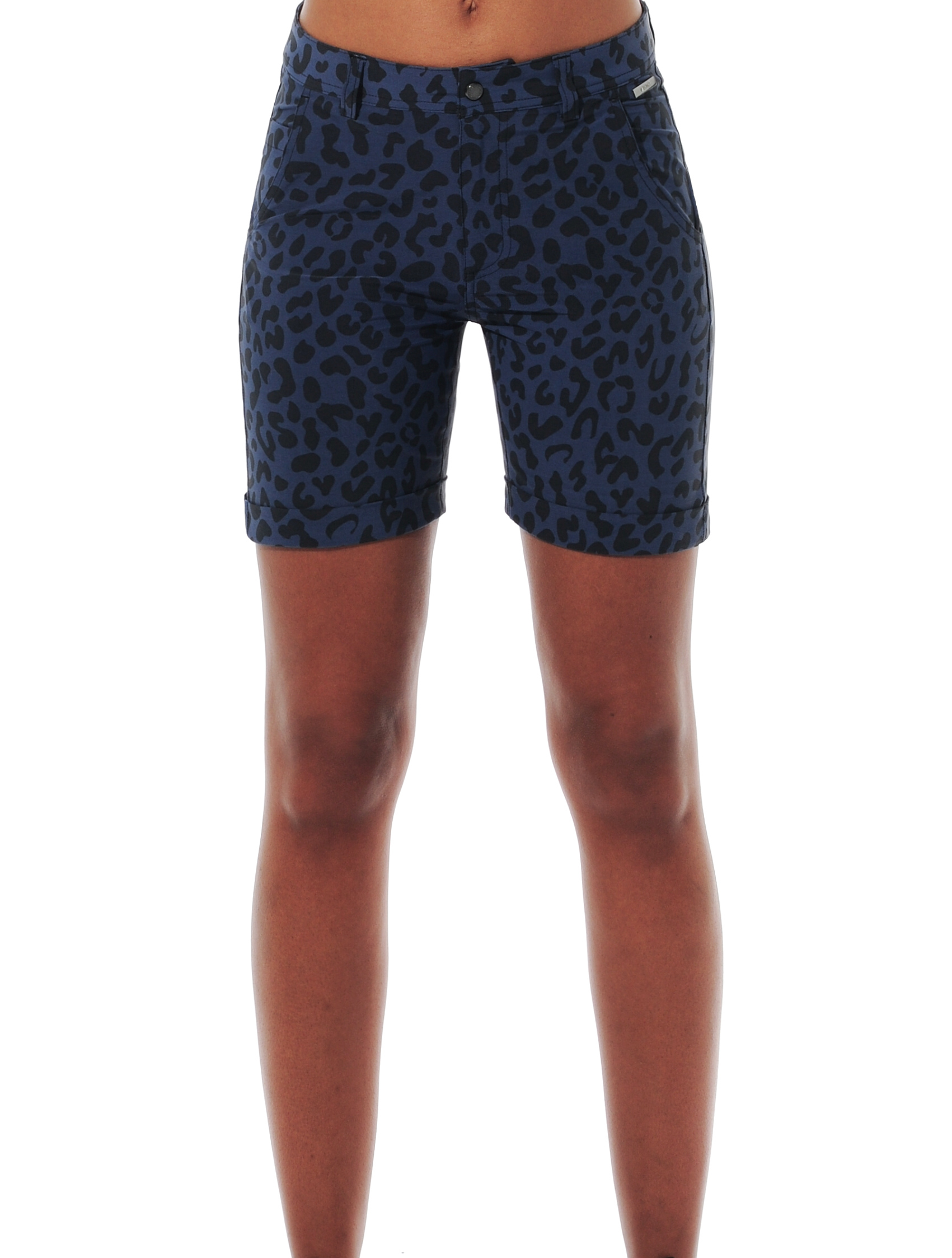 Jaguar print shorts navy/black 