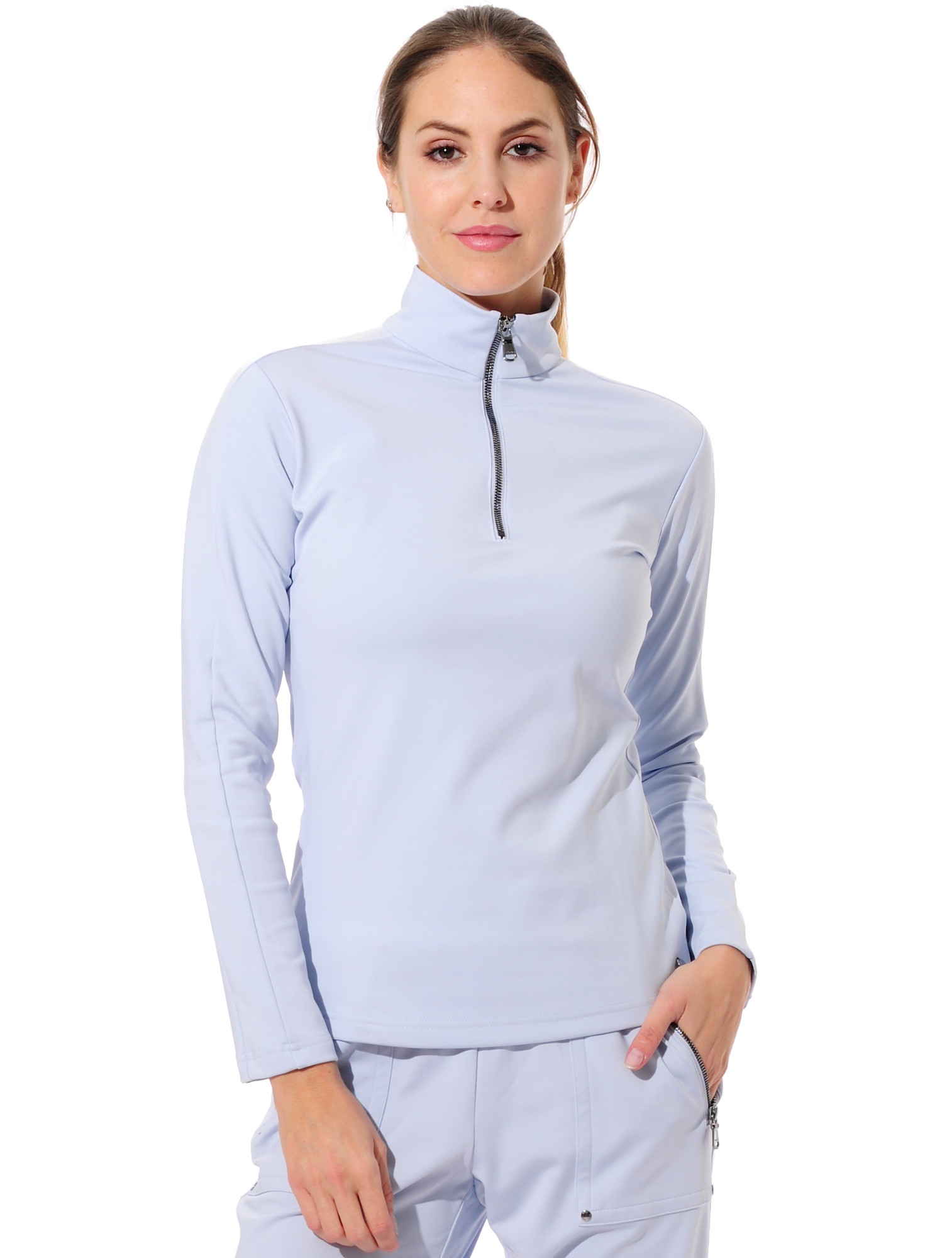 Softex Zip Longsleeve cloud