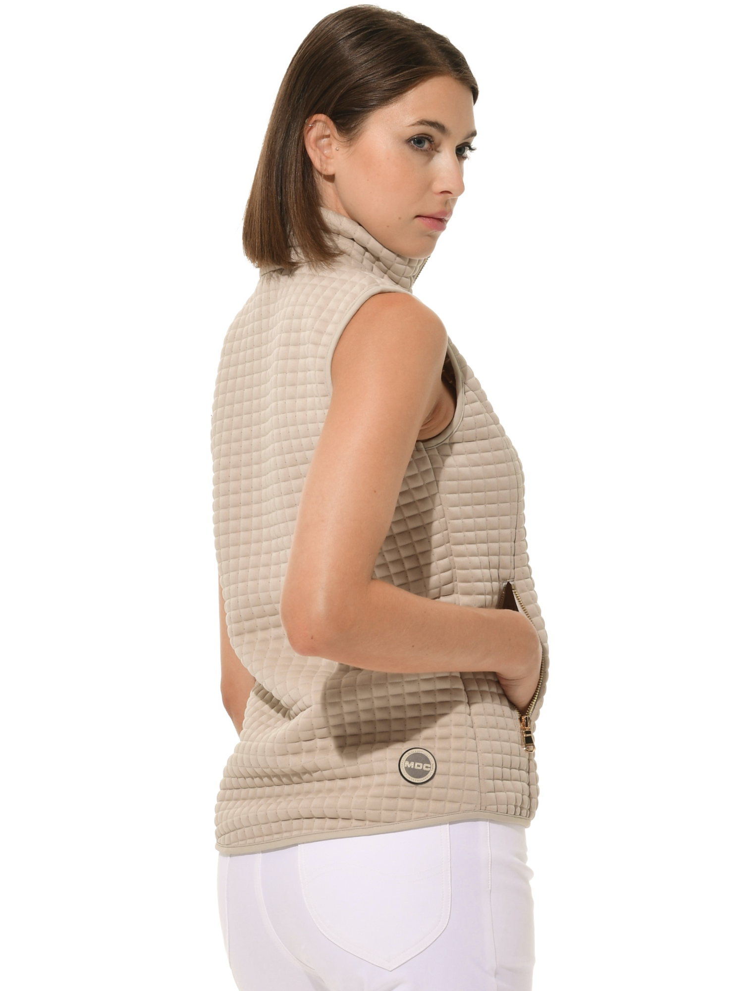 Veruno vest light taupe