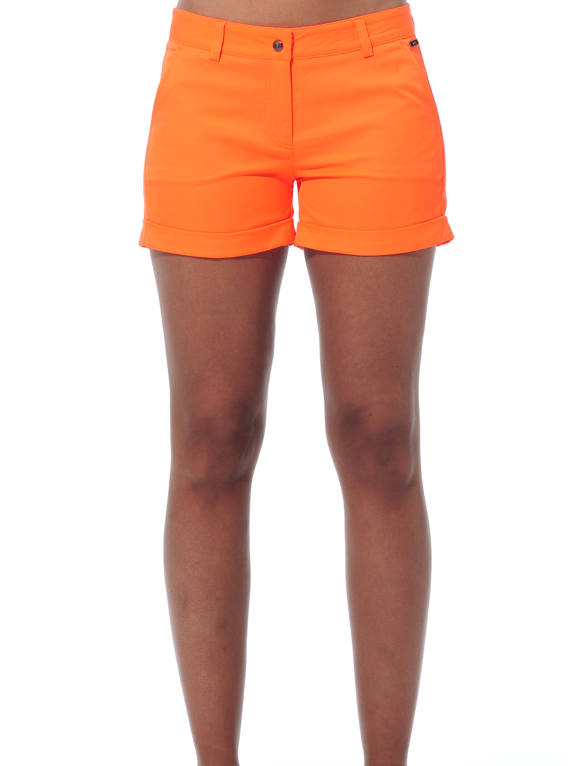 Shiny Stretch Shorties neon orange