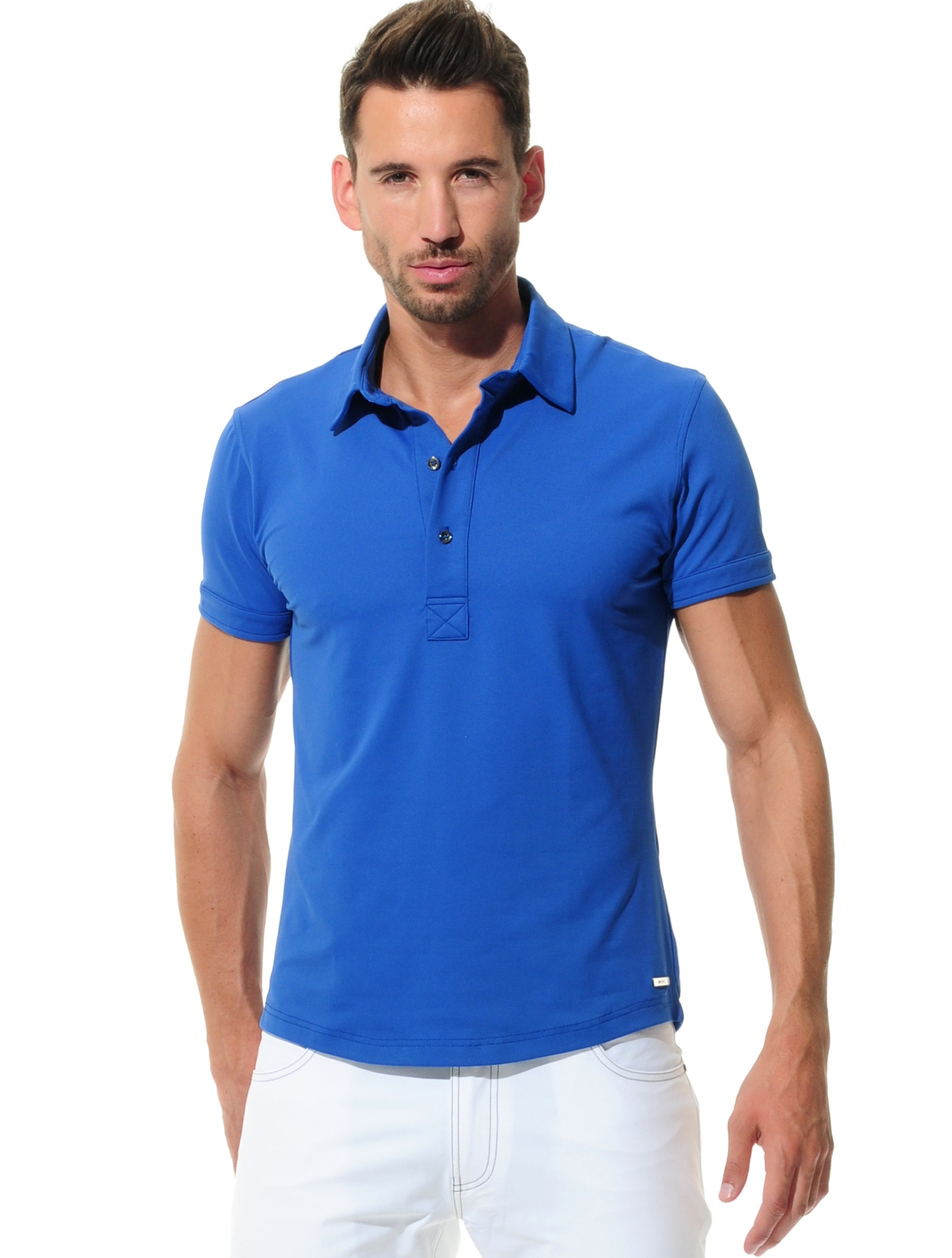 Jersey Golf Poloshirt royal