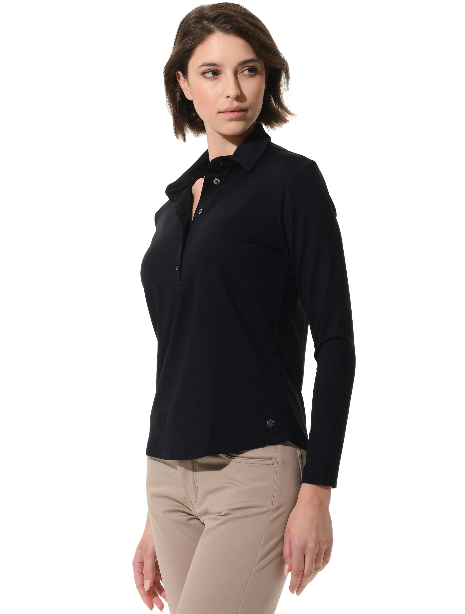 Jersey Golf Poloshirt black