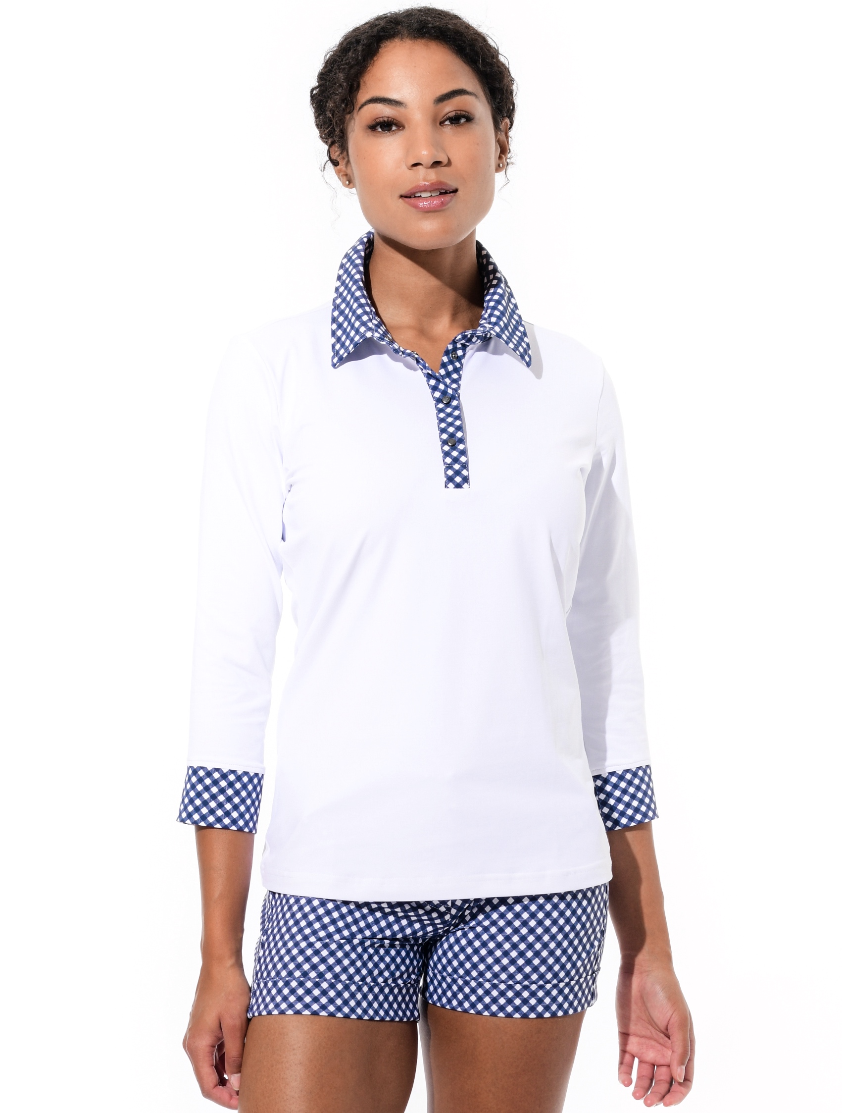 Meryl polo shirt white/navy 