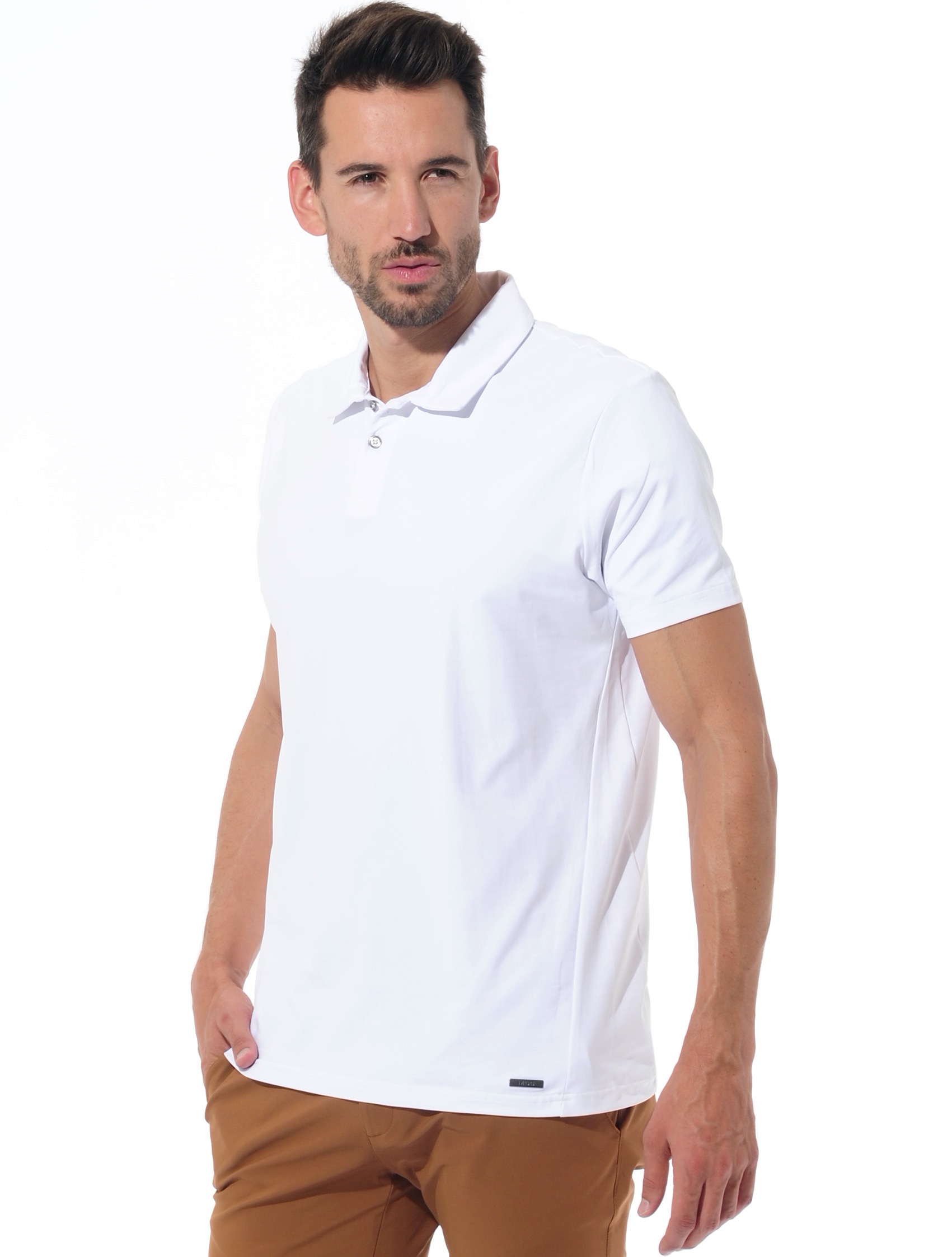 golf polo shirt white 