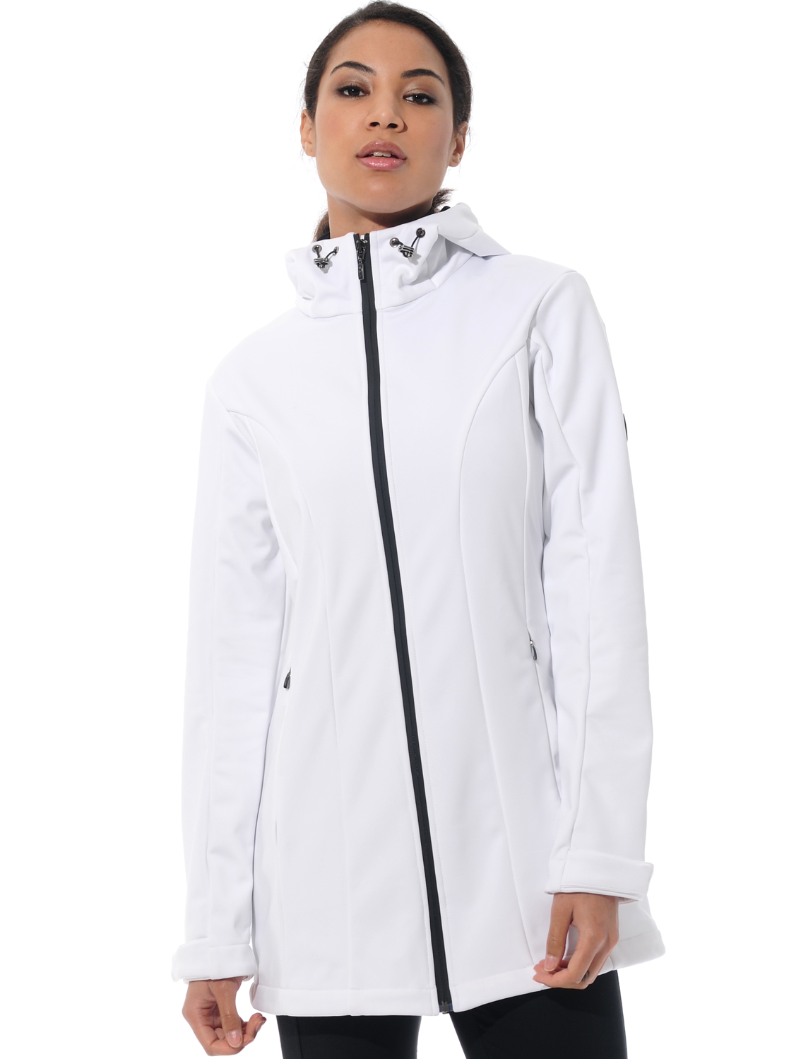 Power Stretch Long Jacket white