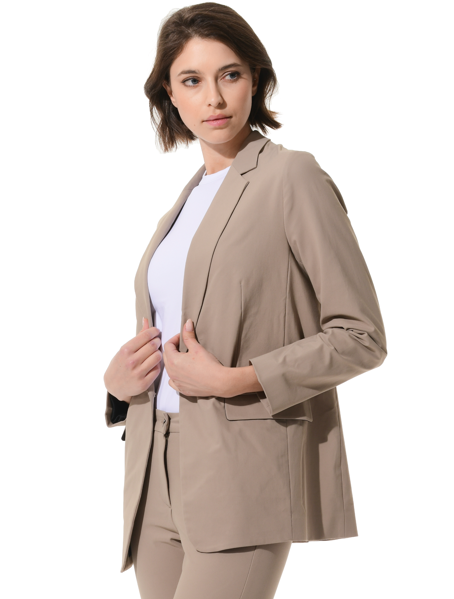 4way Stretch Blazer taupe 4way Stretch Blazer taupe