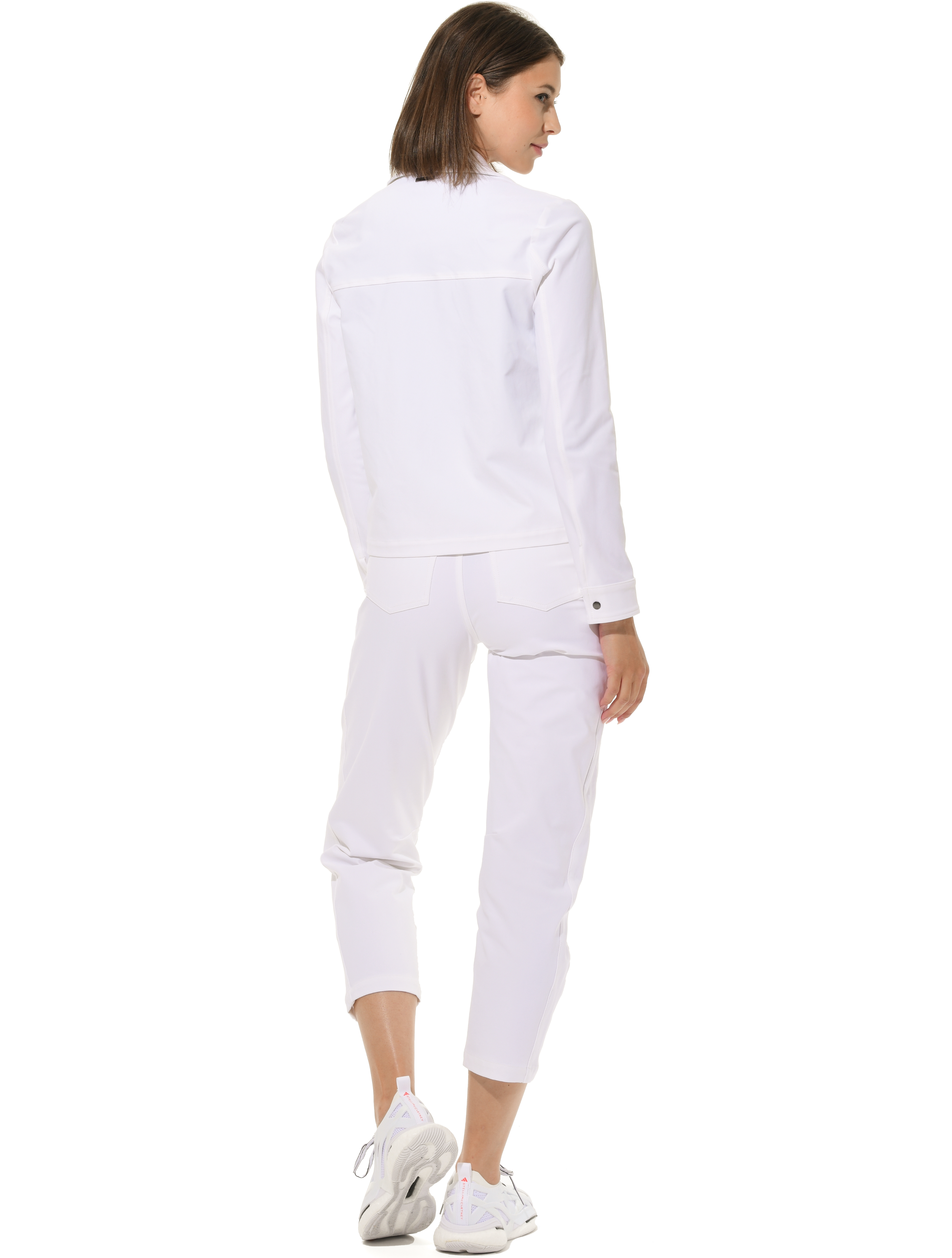 Bi-Stretch Gabardine jacket white