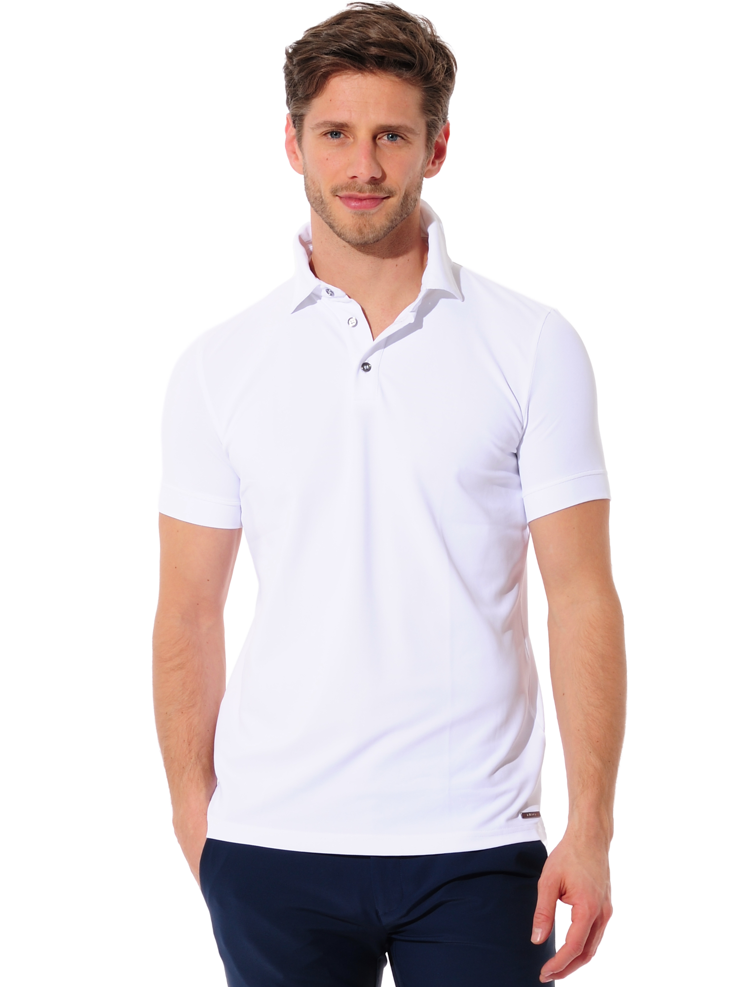 Piqué Golf Poloshirt white