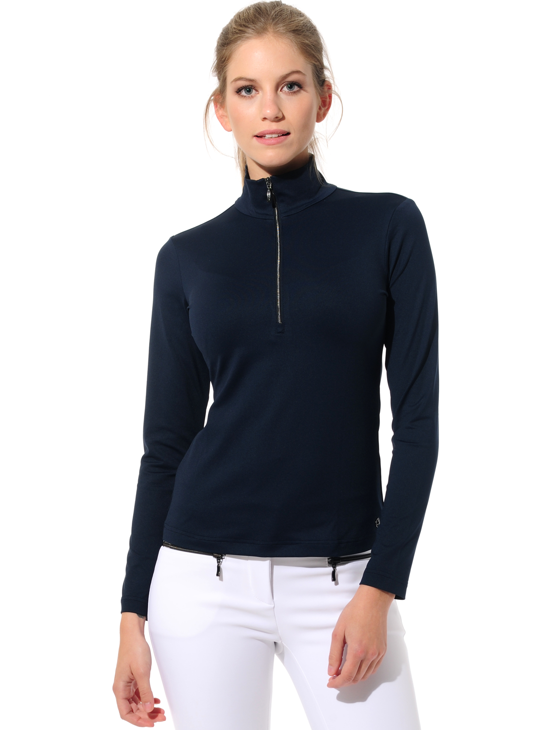 Meryl zip longsleeve night blue 