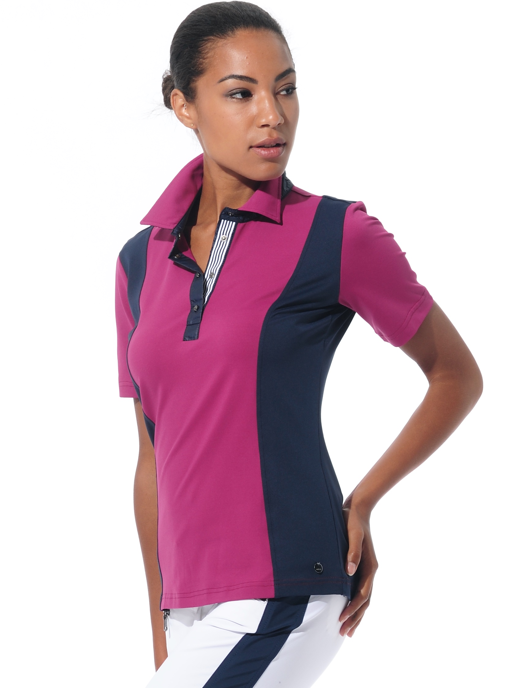 Meryl polo shirt cassis/navy 