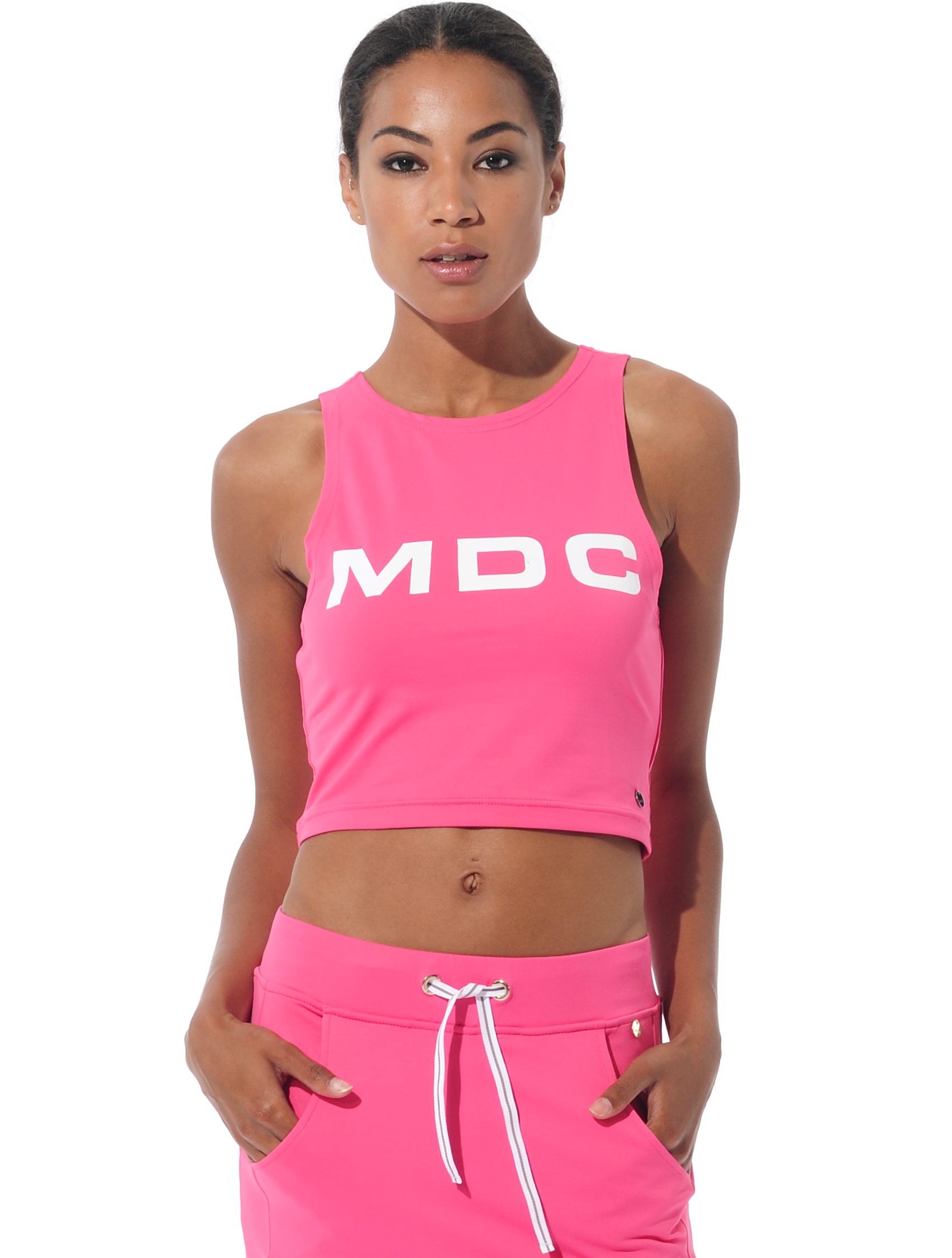 Meryl crop top flamingo 