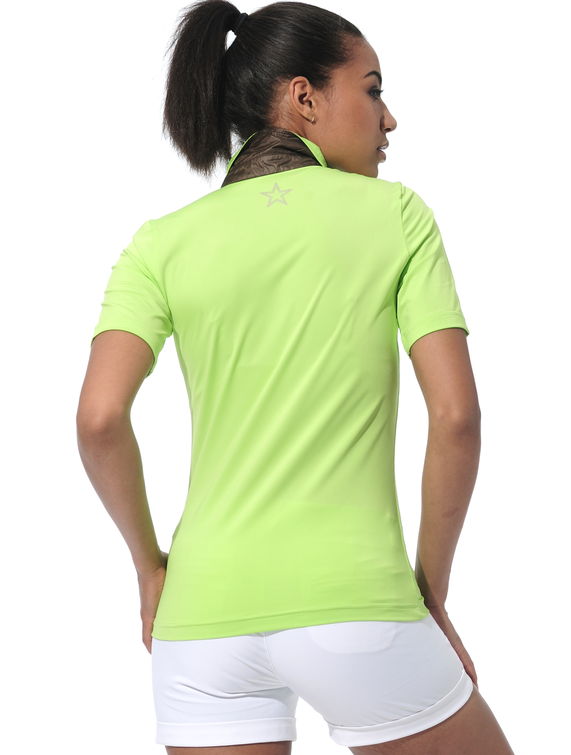 polo shirt flash green/chocolate 