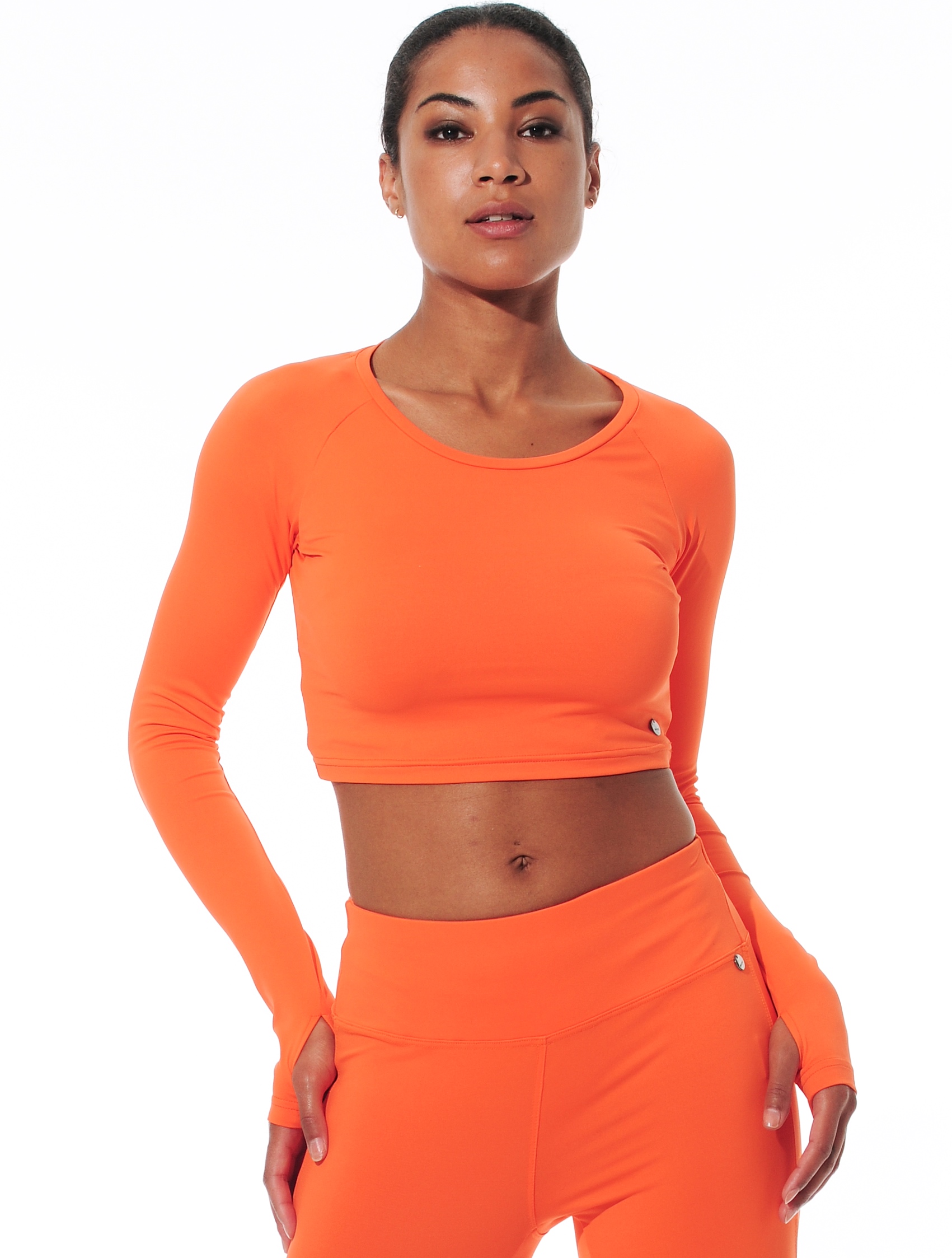 Meryl Crop Top papaya