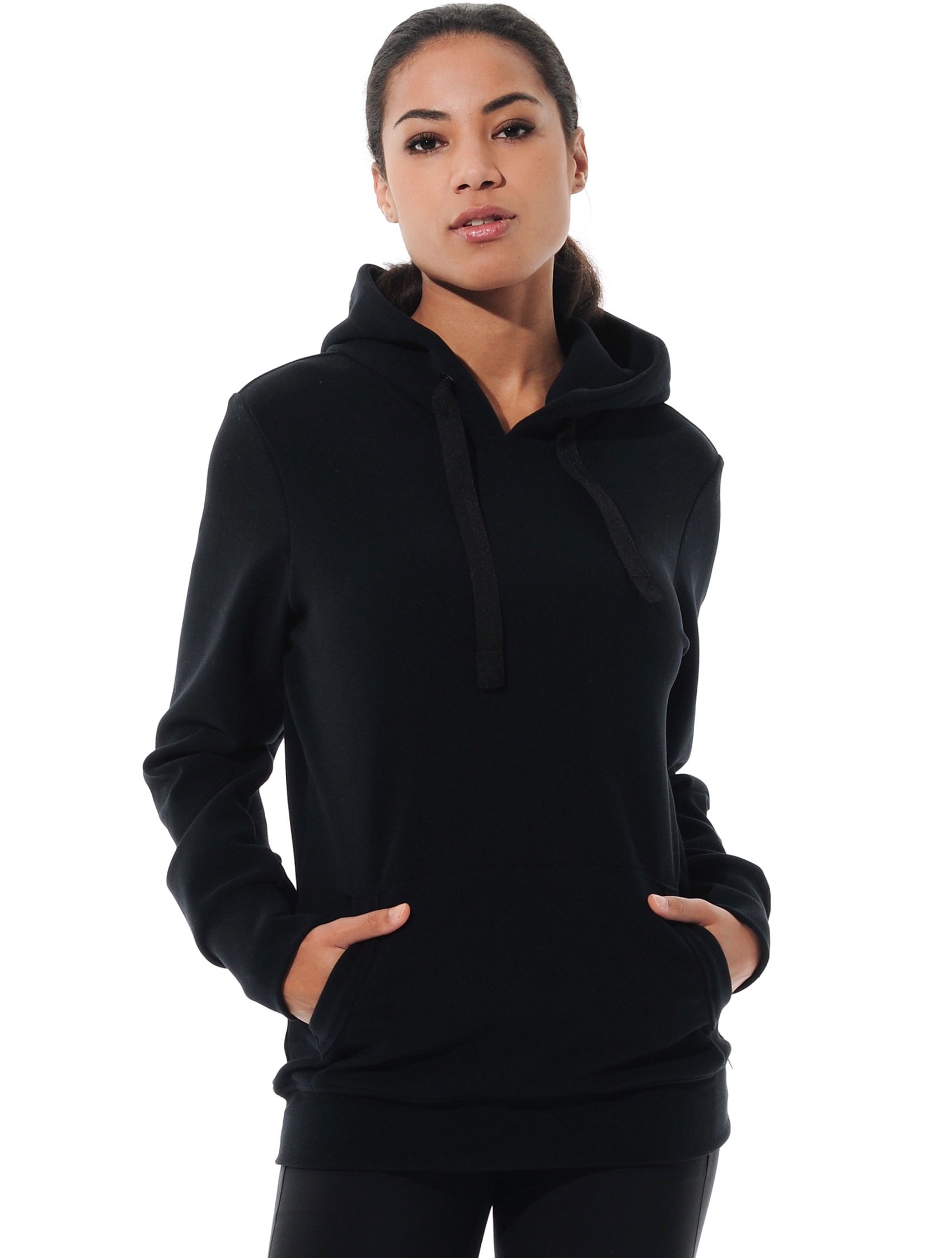 Polar Fleece hoodie black 