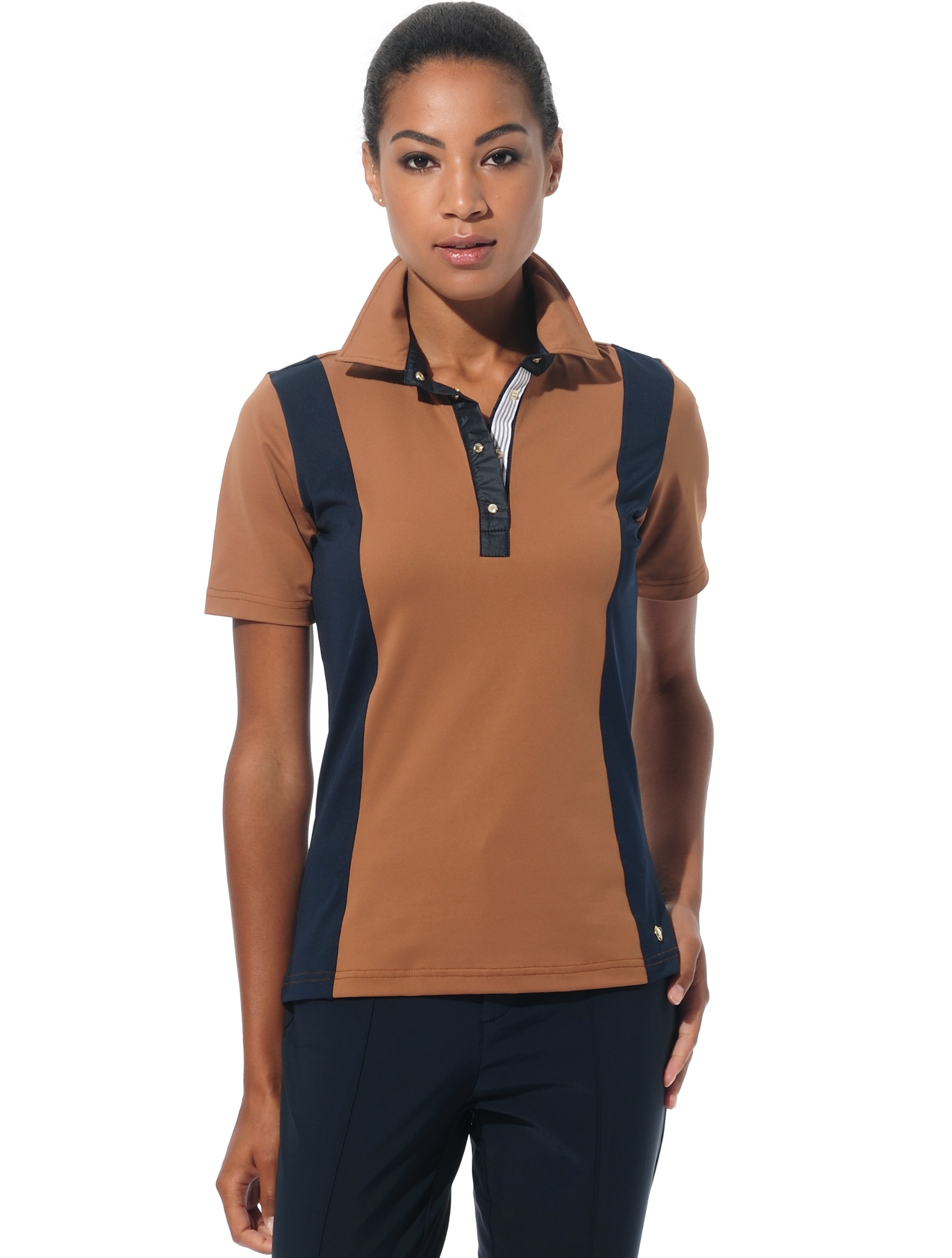 Meryl Polo ocre/night blue