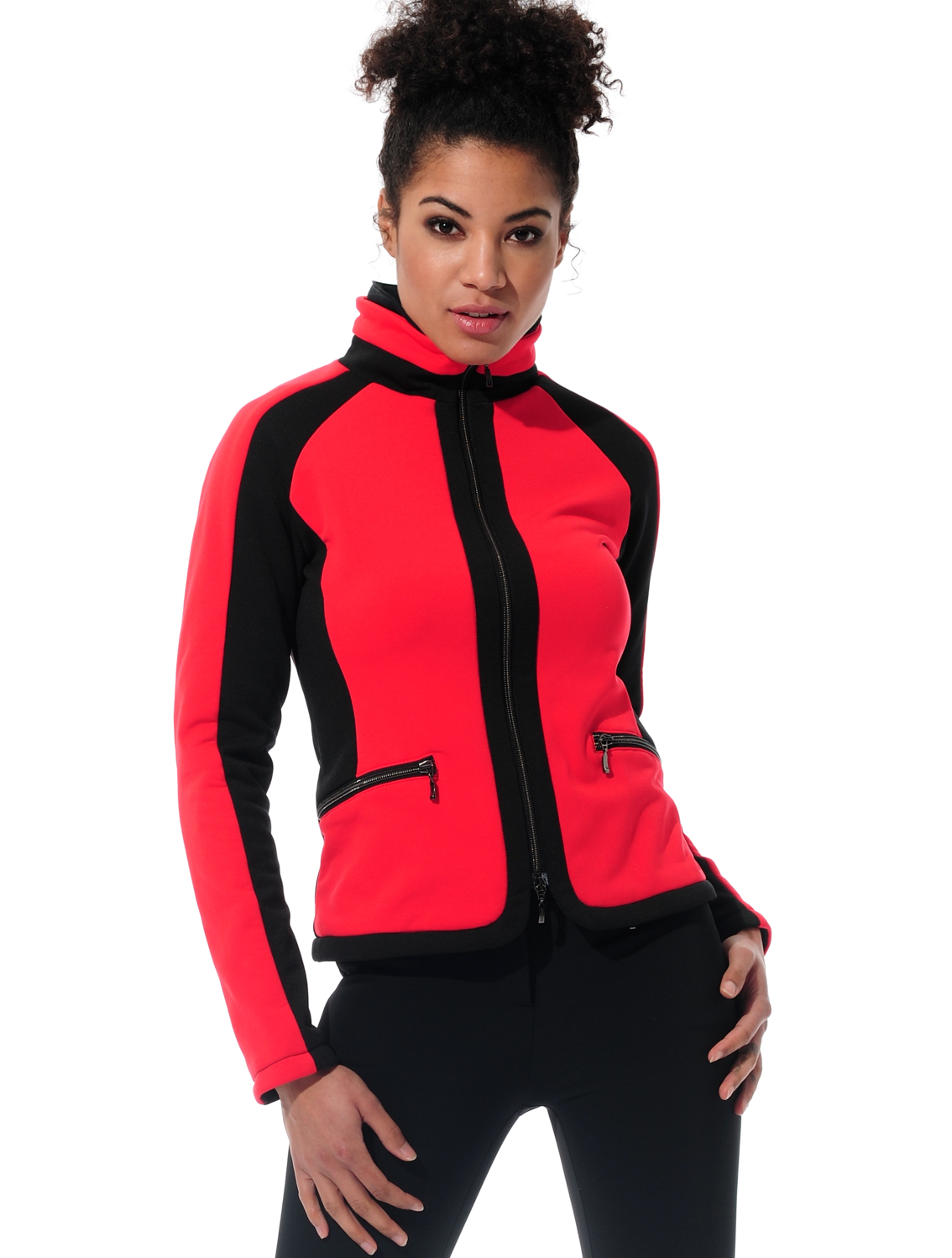 Softex Jacke red/black