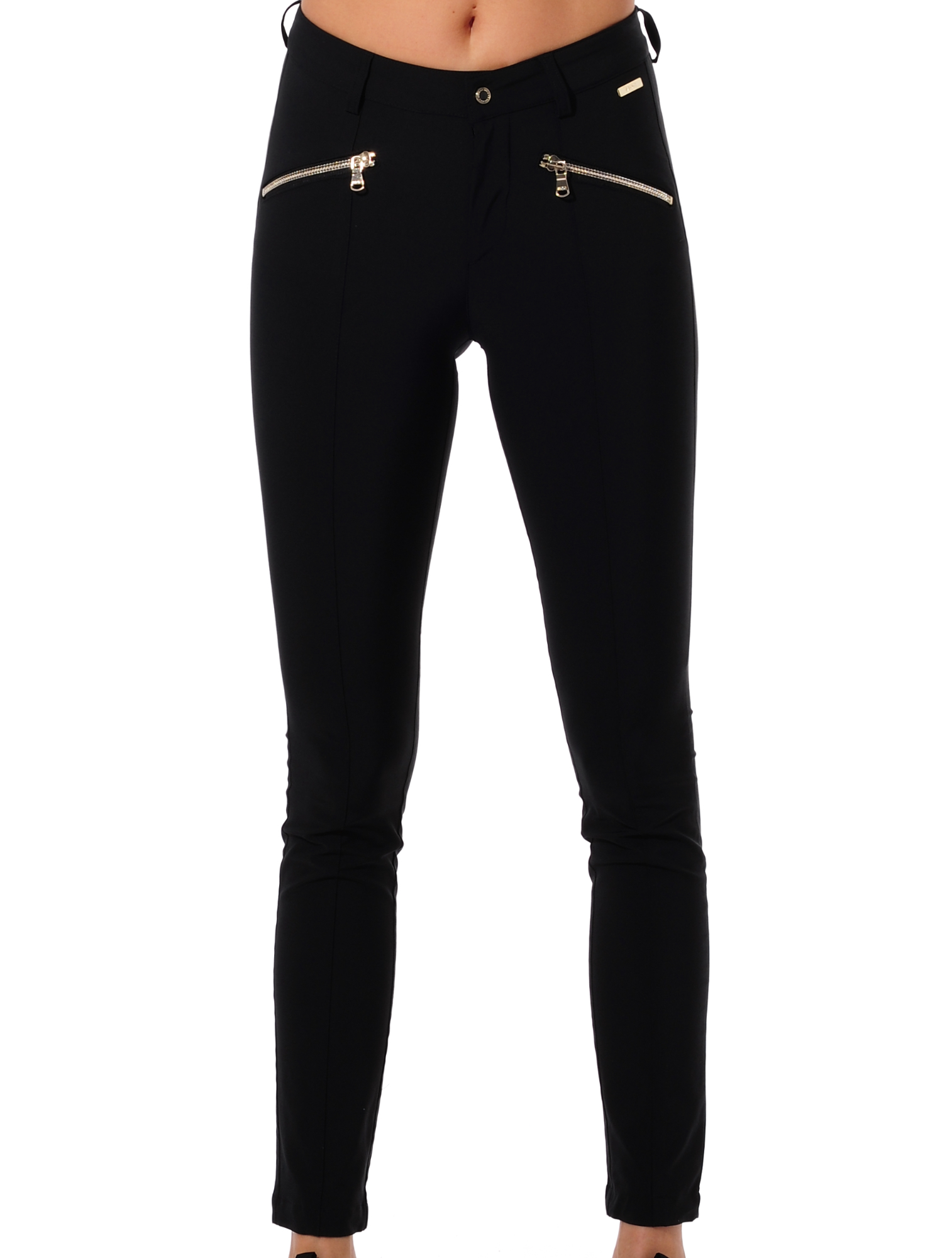 4way stretch curvy pants black 