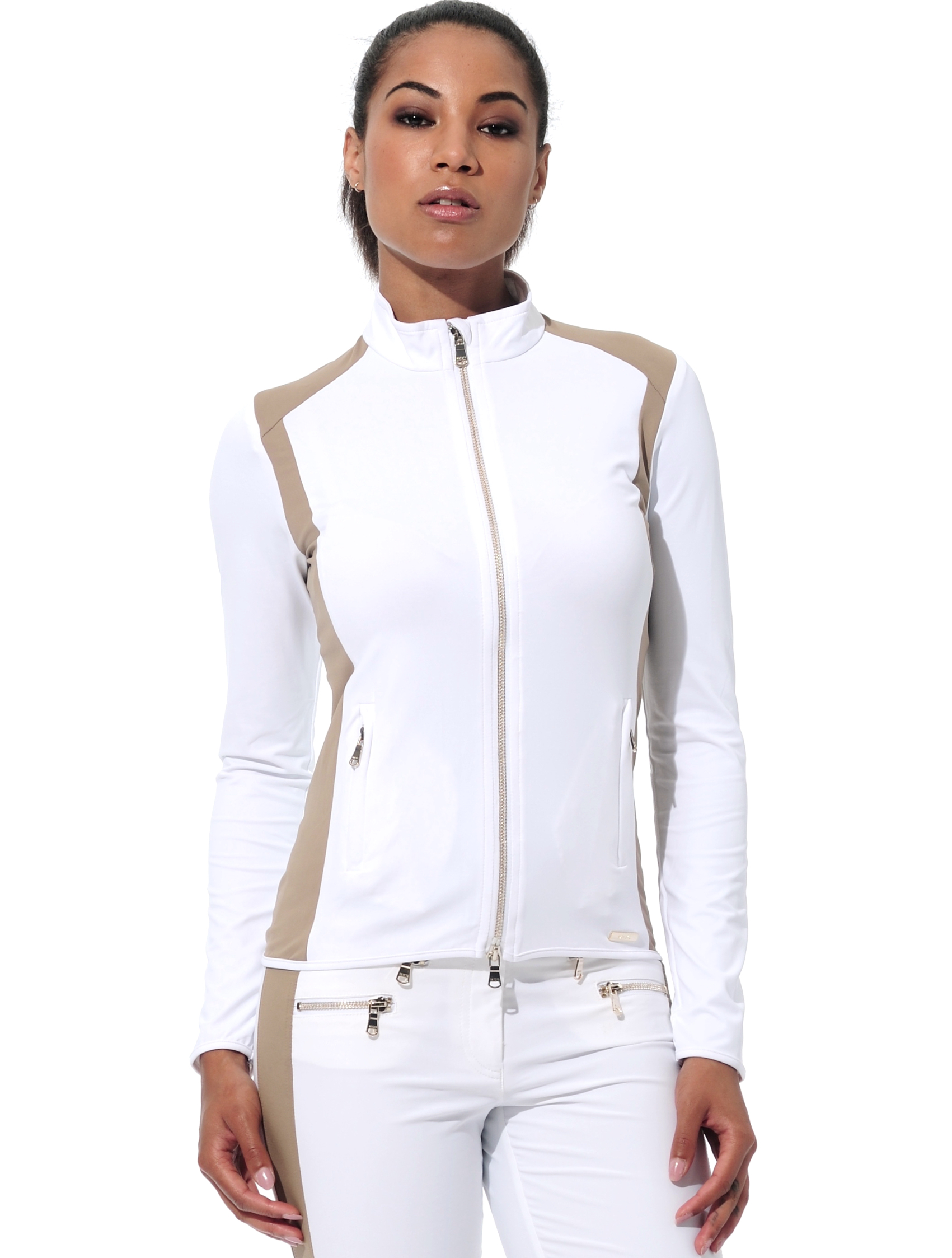 Meryl Jacke white/chestnut