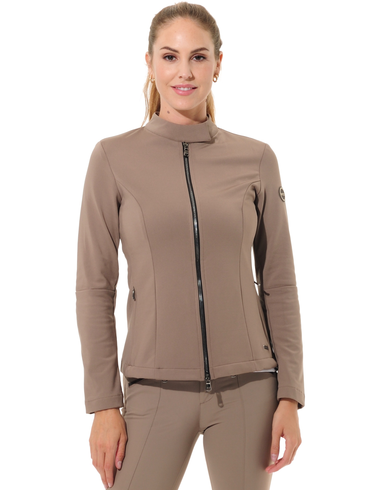 Softex stretch jacket toffee 