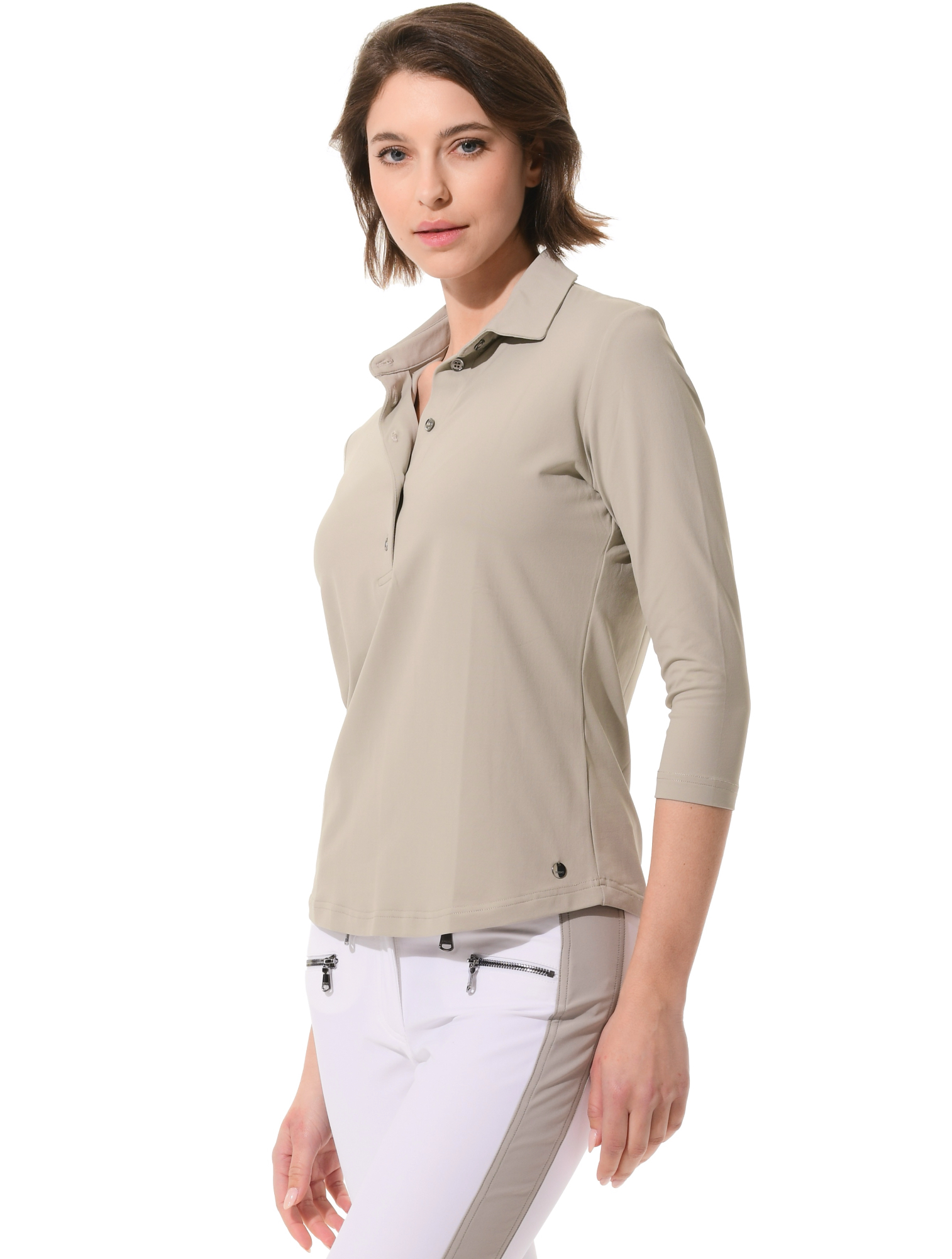 Jersey Golf Poloshirt sage grey