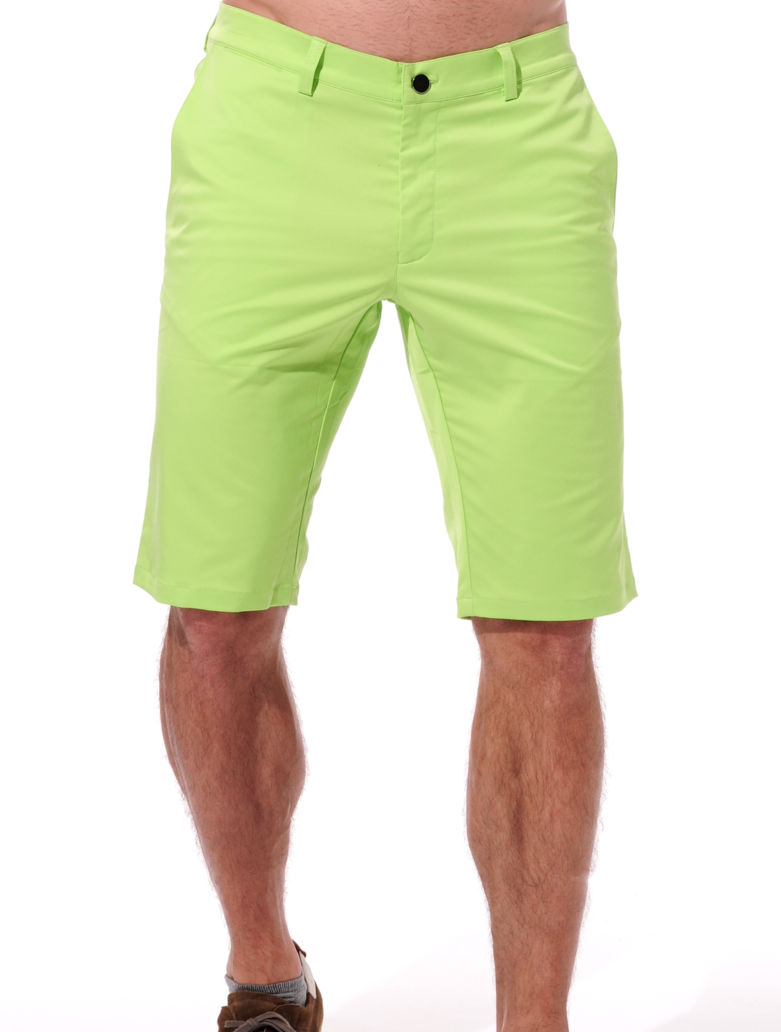 stretch shorts flash green 