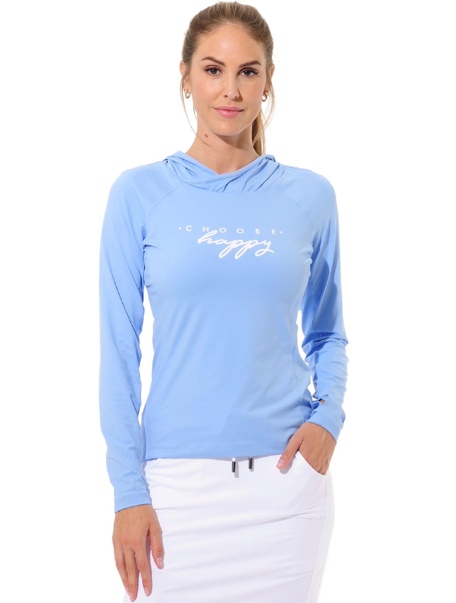 Jersey hoodie baby blue 