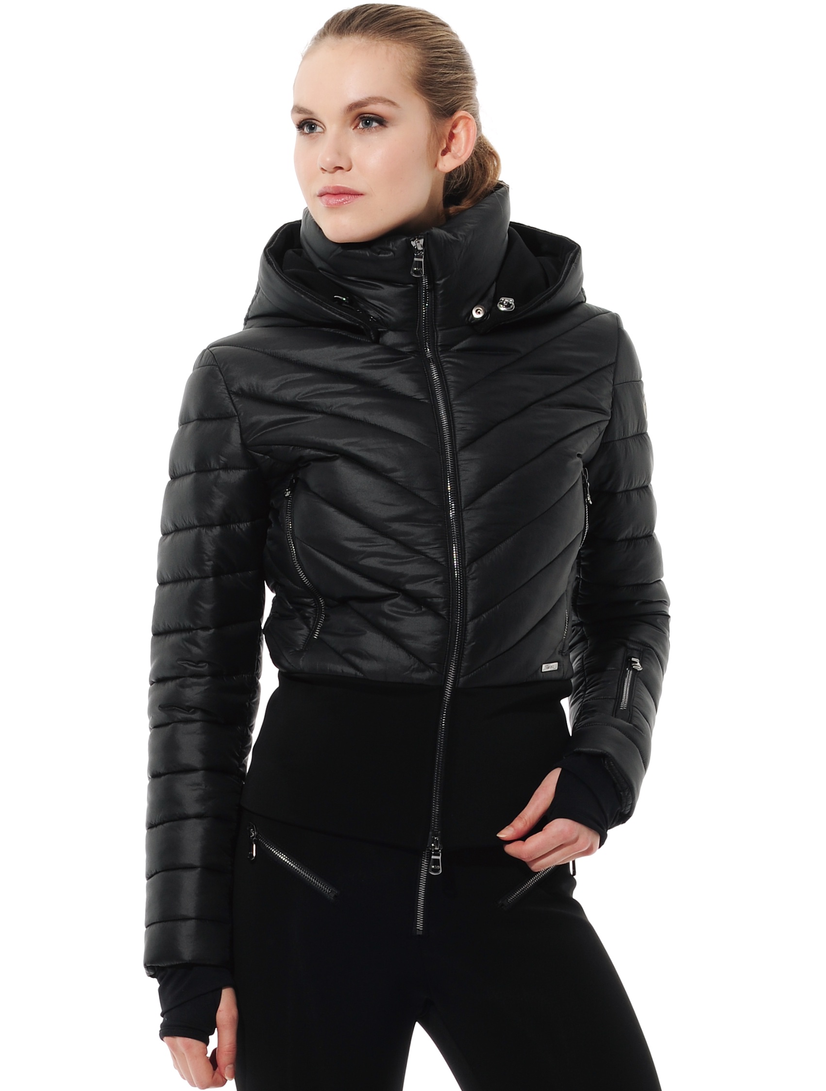 ski jacket black 